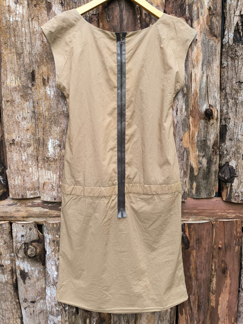 Marni Mini Dress Marni Khaki Size S / US 4 / IT 40 - 2 Thumbnail