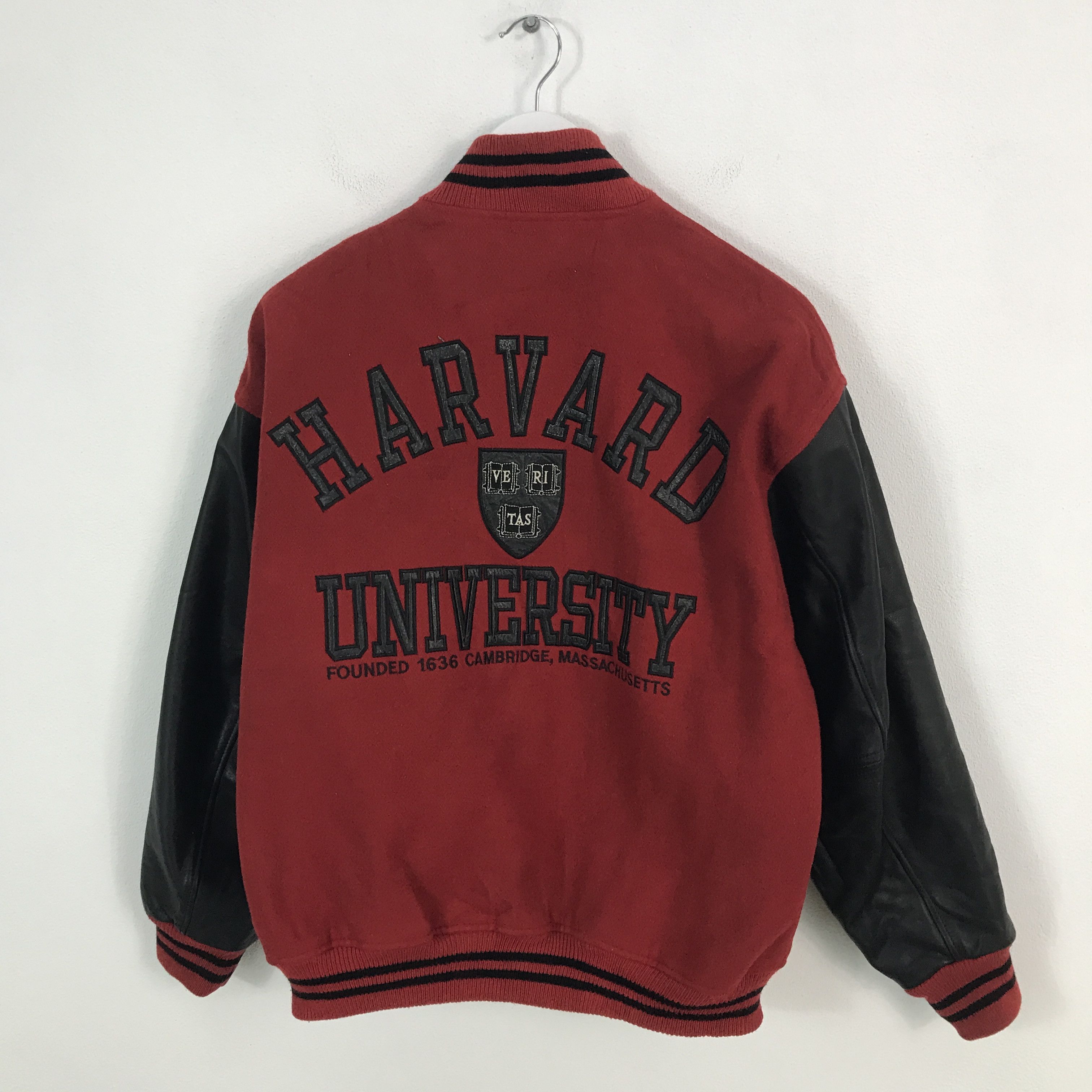 Vintage vintage harvard university japan made varsity jacket Size US L / EU 52-54 / 3 - 3 Thumbnail