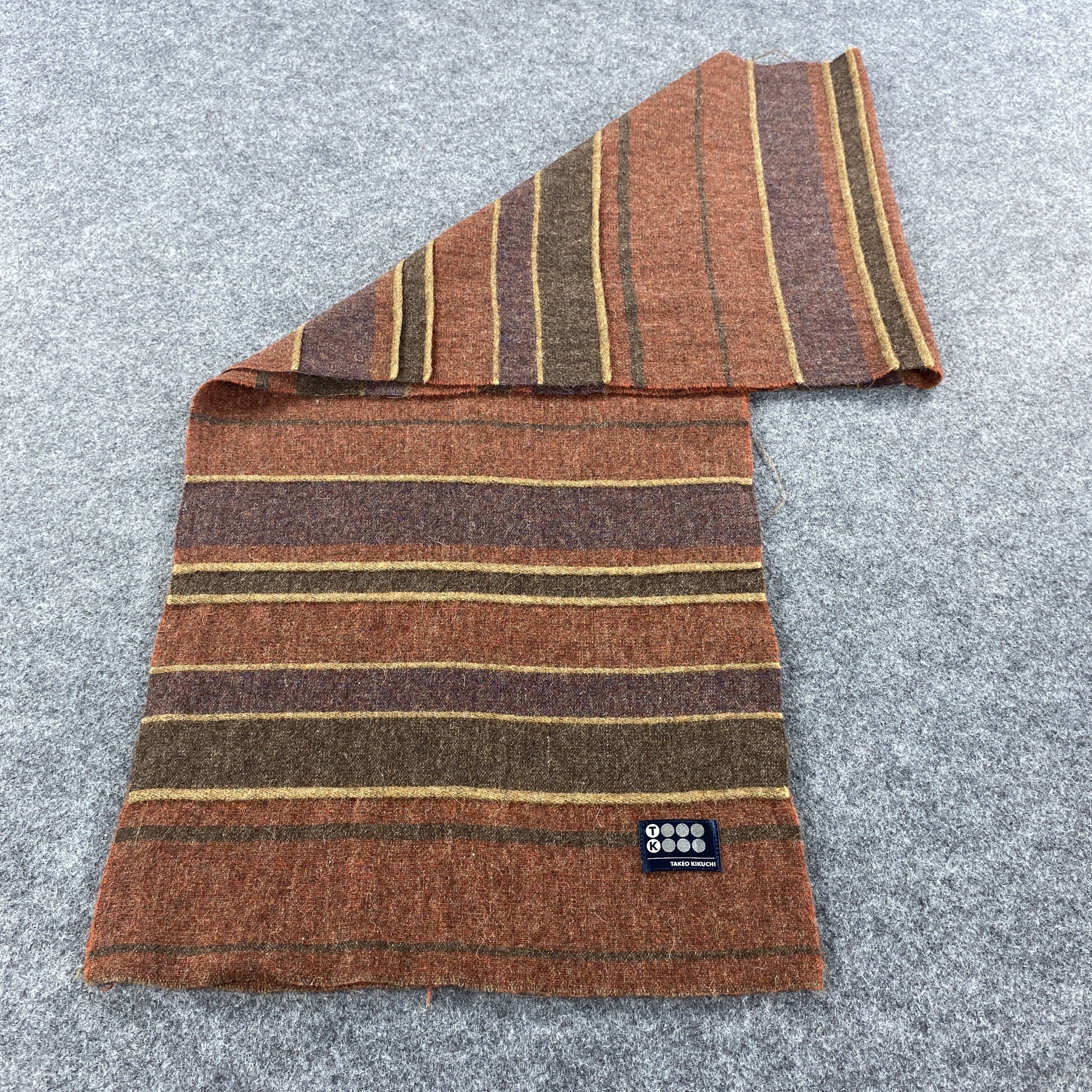 Takeo Kikuchi × Vintage Takeo Kikuchi Scarf # Muffler # Neckwear # D522 Size ONE SIZE - 4 Thumbnail