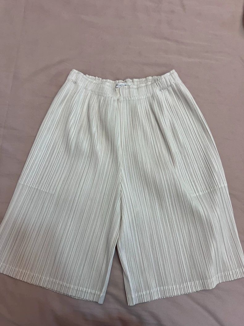 Other Issey Miyake/三宅一生 size:3 White pleated shorts Size 42" / US 20 - 2 Thumbnail