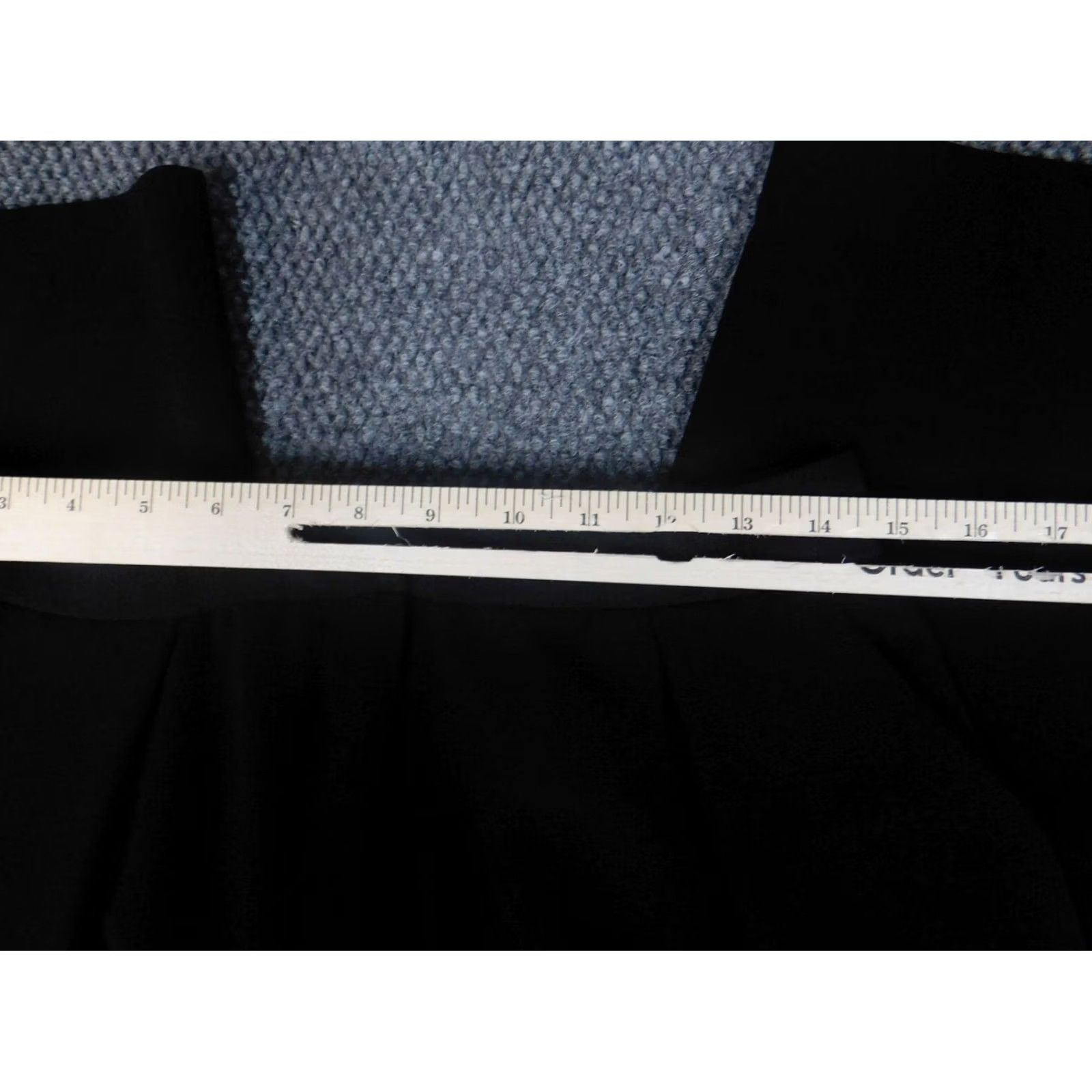 H&M H&M Womens Pants 10 Black Straight Dress Pants Women Regular Inseam 26 in Knit Breathable Zipper City Style Dress Pants Size 32" / US 10 / IT 46 - 3 Thumbnail