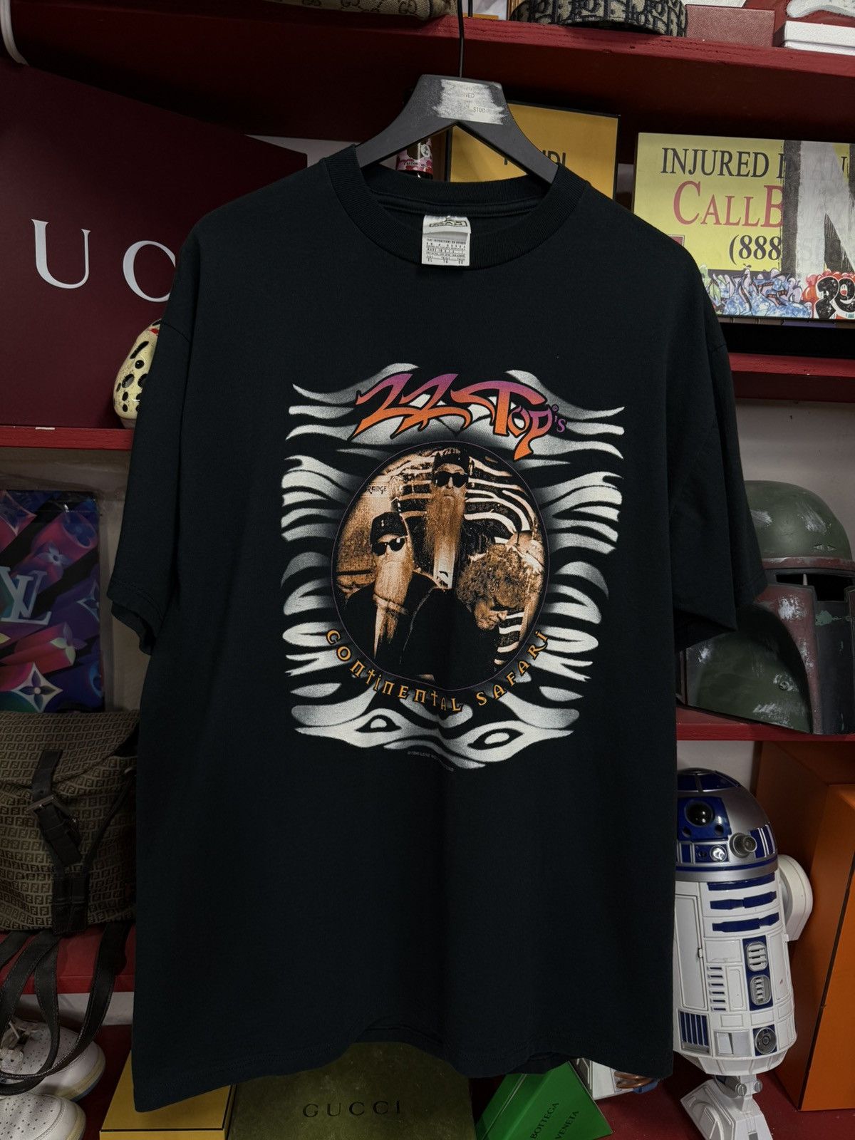 Vintage Vintage 90’s ZZTop Band T-Shirt Vtg Tour Tee XLarge Size US XL / EU 56 / 4 - 1 Thumbnail