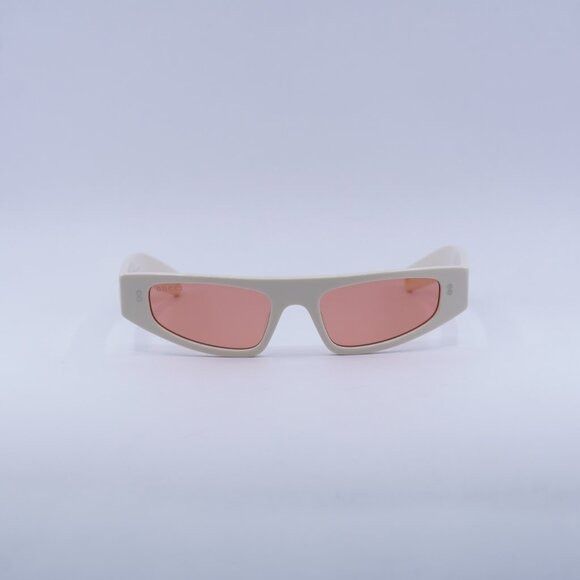 Gucci Gucci GG1634S 007 Sunglasses Ivory With Black Cord Cat Eye Size ONE SIZE - 2 Thumbnail