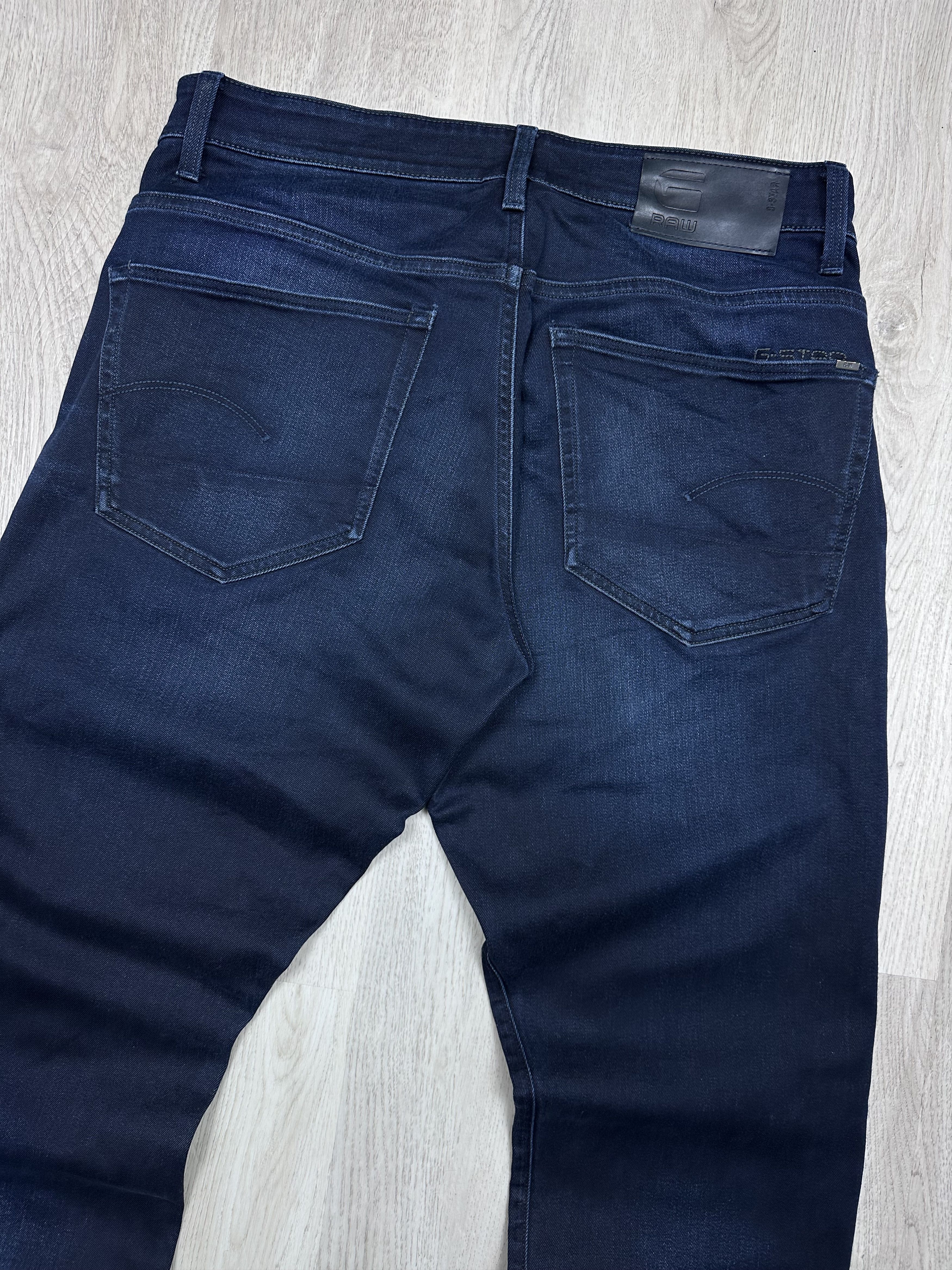 G-Star G Star Raw Mens 3301 Tapered Denim Pants Jeans Size US 34 / EU 50 - 7 Thumbnail