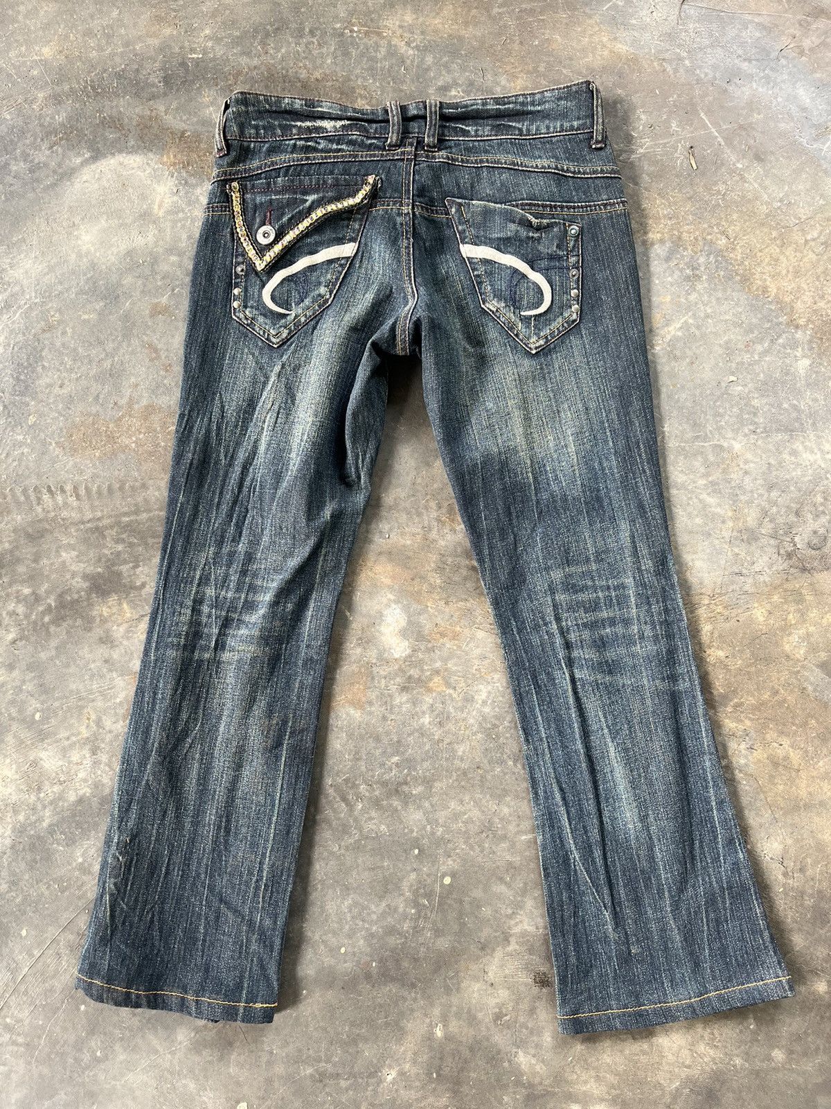 Japanese Brand × Tornado Mart × Vintage Flare Tornado Mart Inspired Denim Size US 30 / EU 46 - 15 Thumbnail