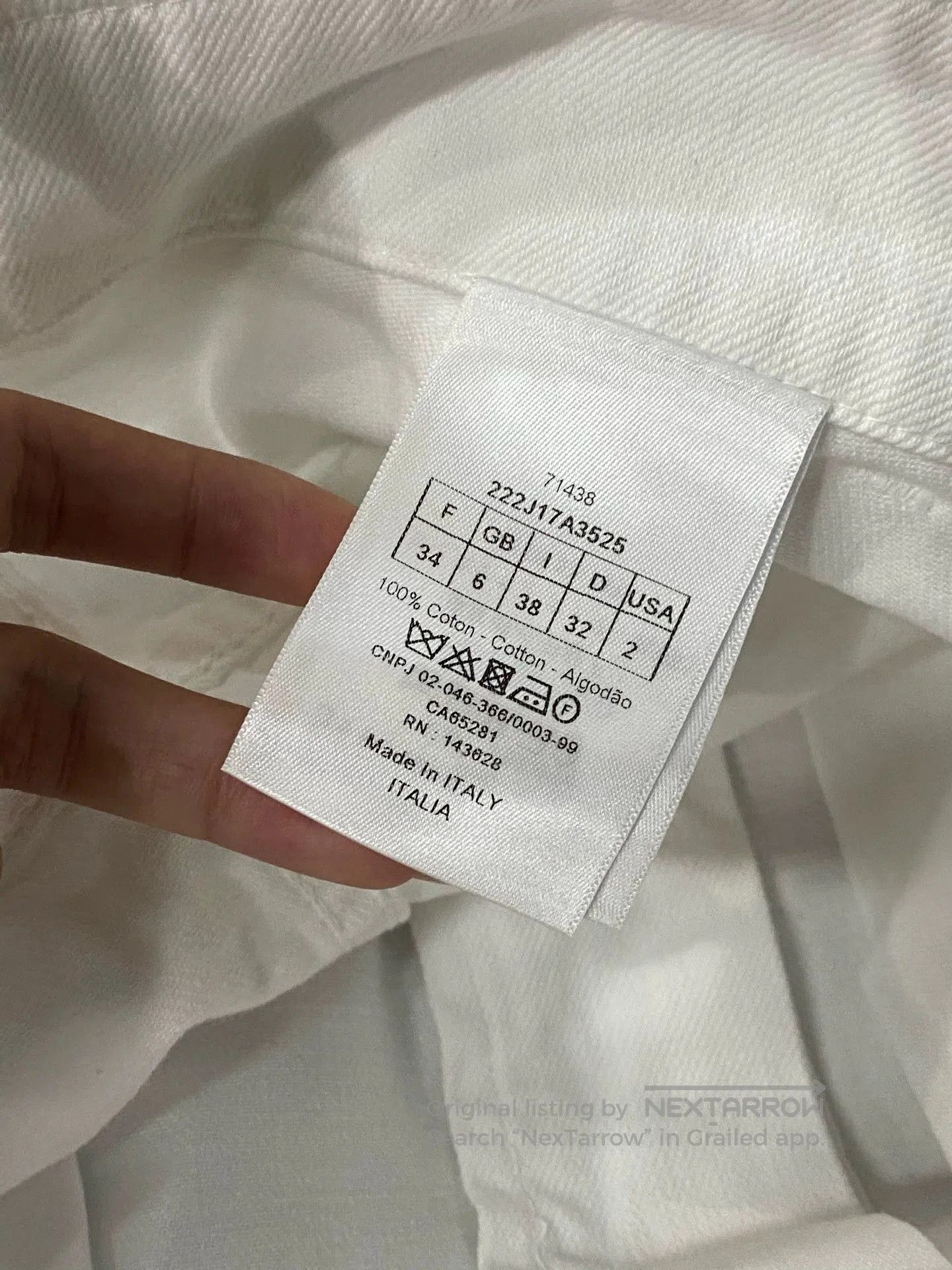 Dior dior white denim mini skirt size 34. Size US 34 / EU 50 - 6 Thumbnail