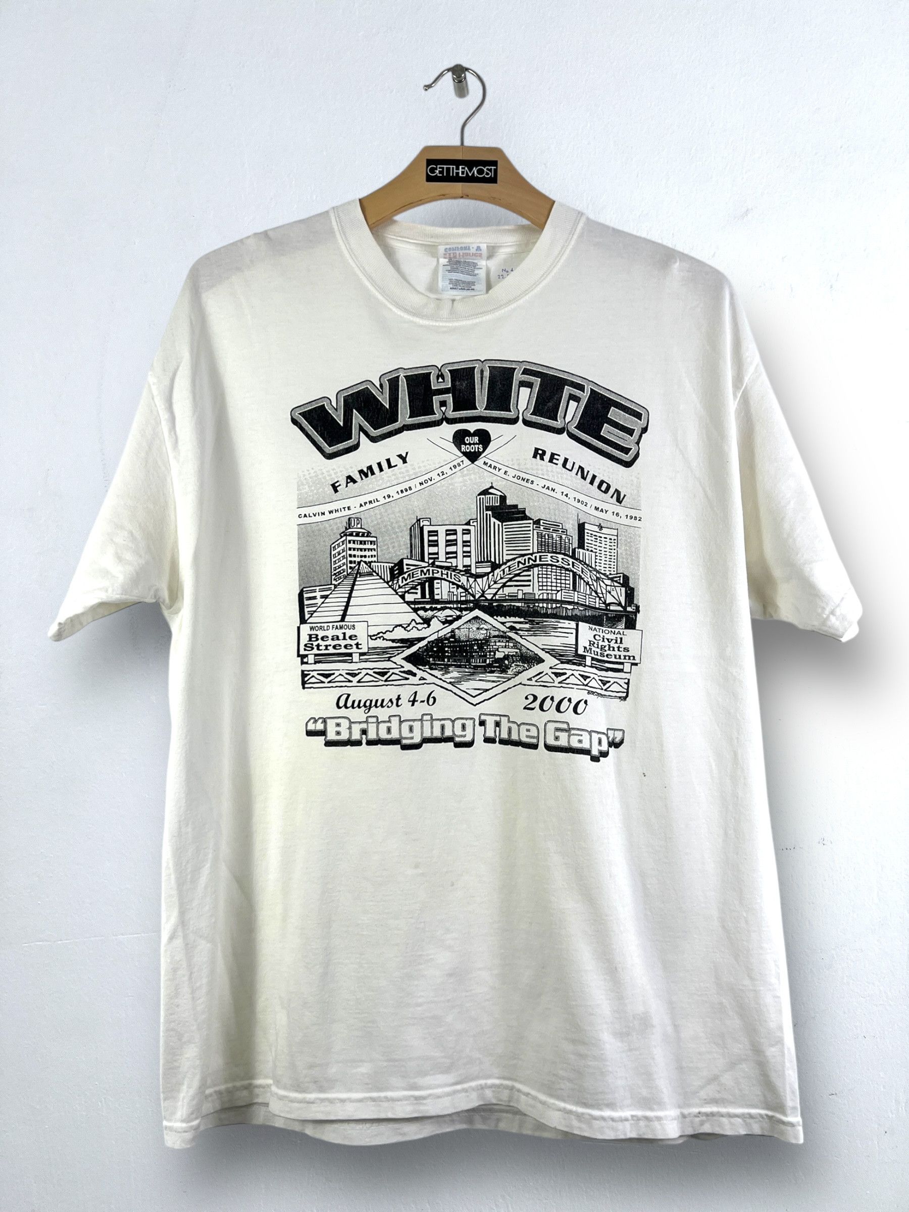 Vintage No.4697 Vintage Graphic Tee Family Reunion (L) Size US L / EU 52-54 / 3 - 1 Thumbnail