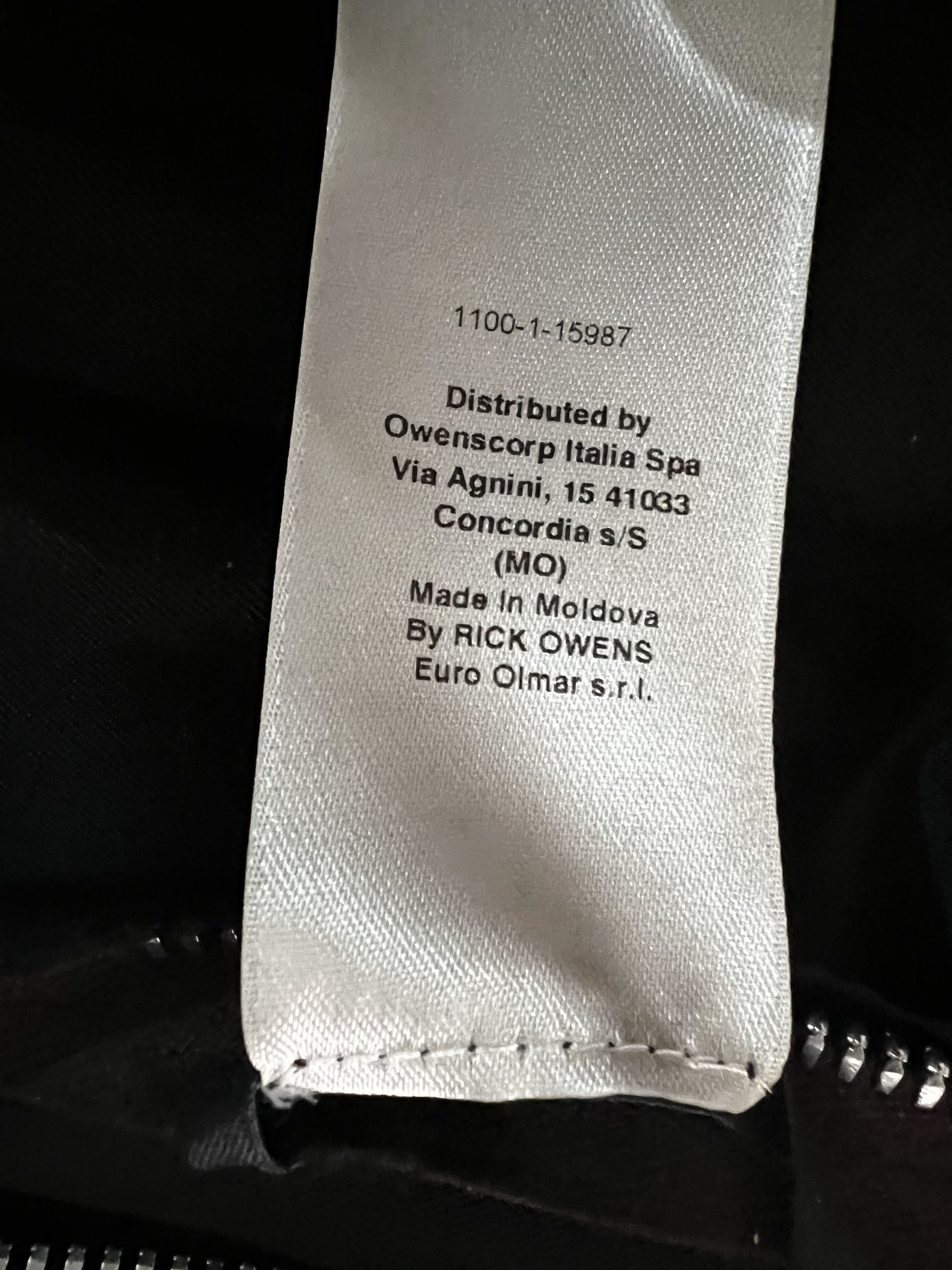 Rick Owens F/W 20 "PERFORMA" Asymmetrical Leather Biker Jacket Size US M / EU 48-50 / 2 - 16 Thumbnail