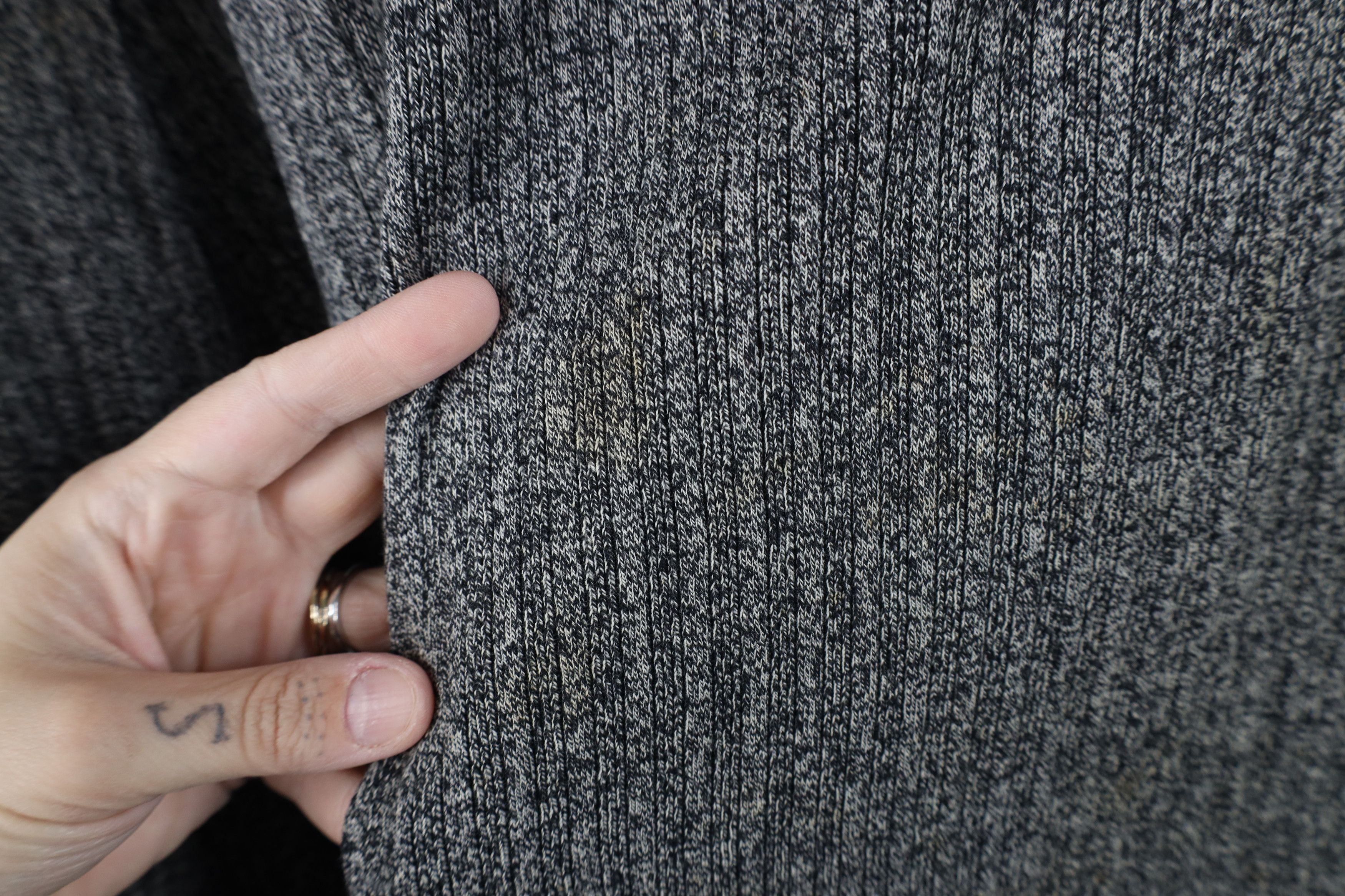 Vintage Vintage 90s Streetwear Heavy Ribbed Knit Henley T-Shirt Size US L / EU 52-54 / 3 - 8 Thumbnail