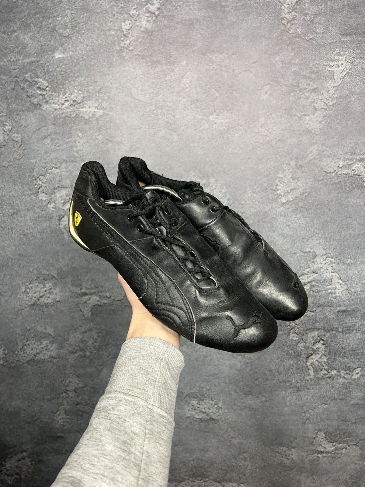 Puma Vintage Puma Ferrari Speed Cat F1 Low Leather Shoes Sneakers Size US 11 / EU 44 - 2 Thumbnail