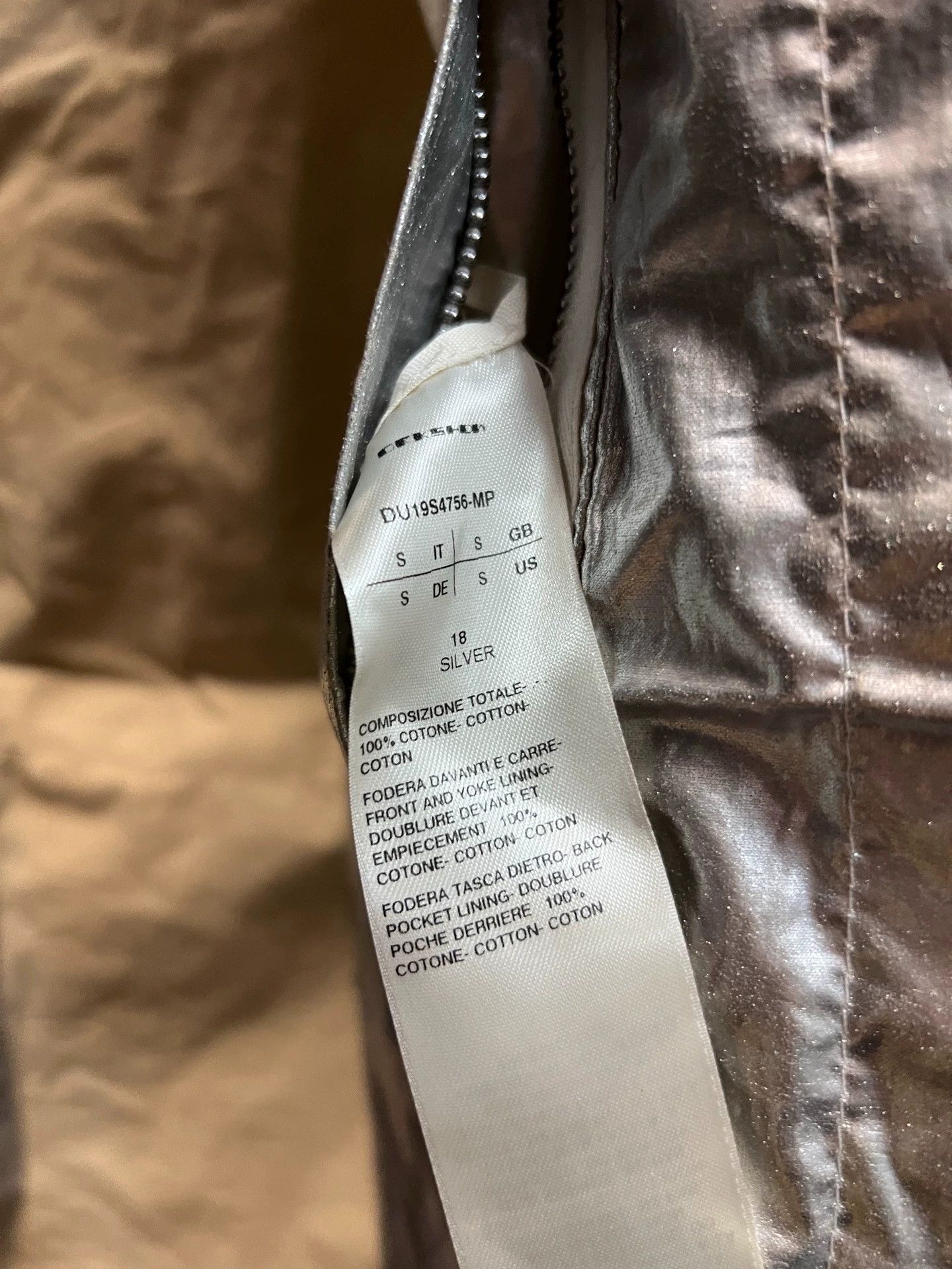 Rick Owens Rick Owens Drkshdw 19ss Metal Silver Shirt Jacket S Size US S / EU 44-46 / 1 - 6 Thumbnail