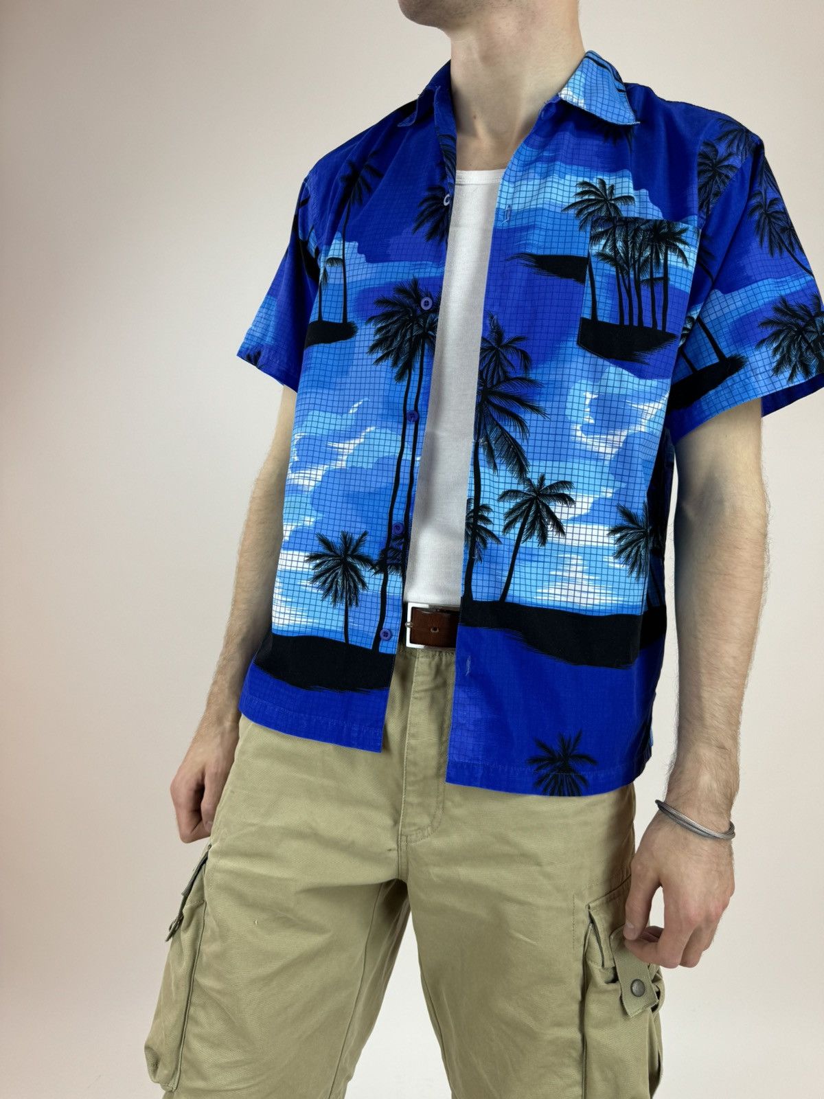 Japanese Brand Mens Hawaii Shirt UNICAT short sleeve Size US XL / EU 56 / 4 - 6 Thumbnail