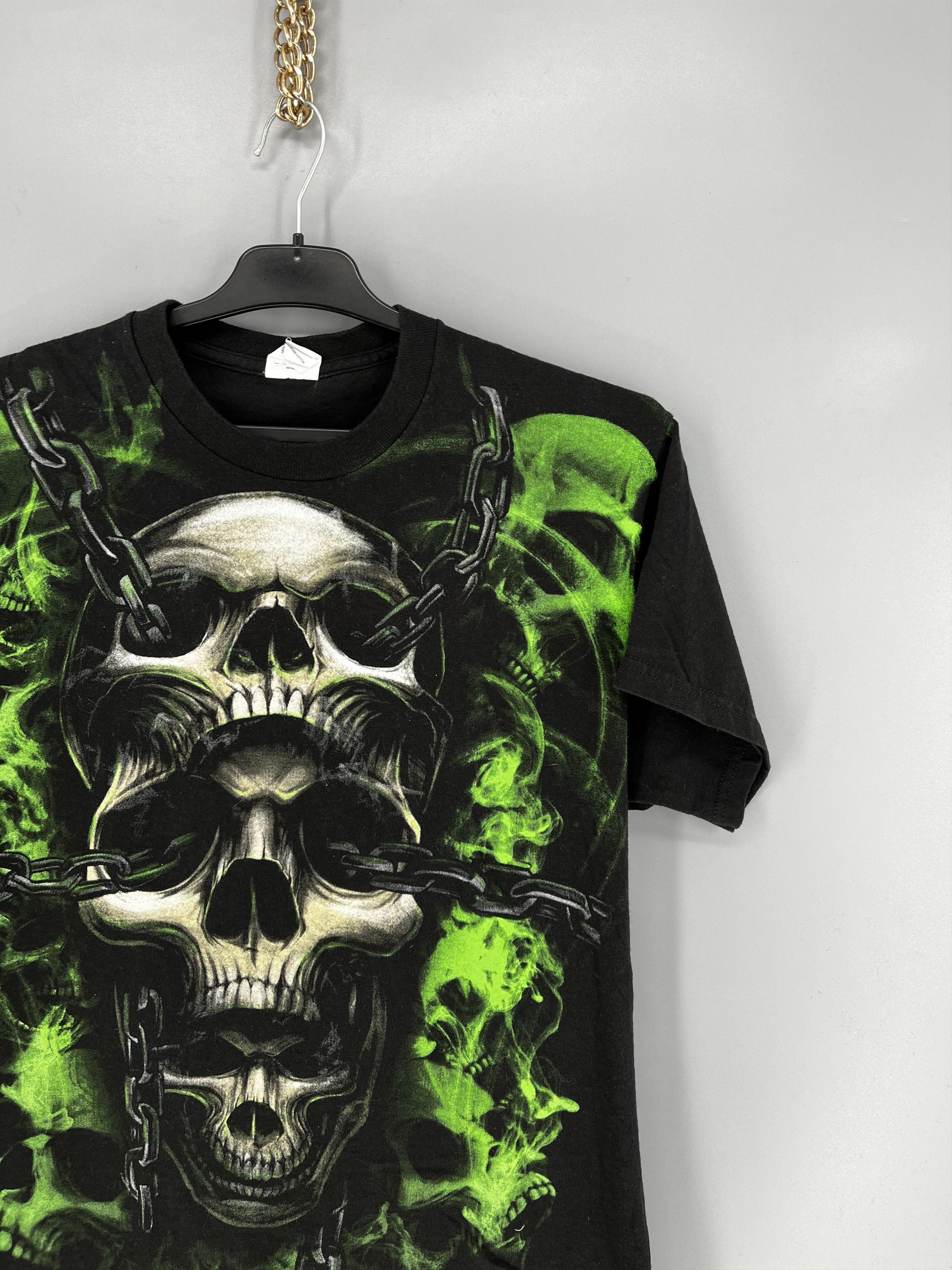 Rap Tees Vintage Skull Smoke Rocky Asap Fashion raptees Size US M / EU 48-50 / 2 - 5 Thumbnail