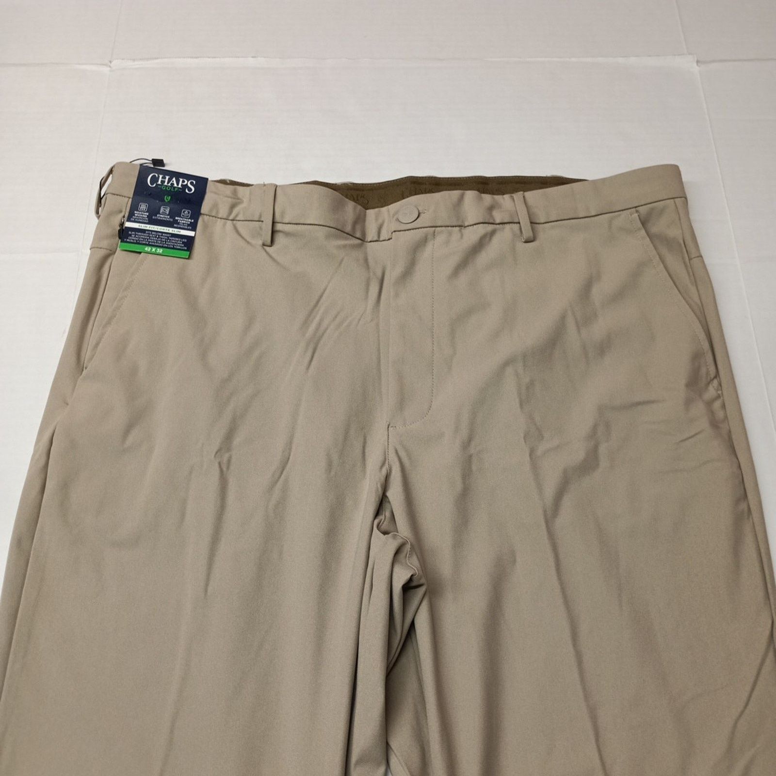 Chaps Chaps Golf Performance Slim Fit Pants Men's 42x32 Khaki Size US 42 / EU 58 - 4 Thumbnail