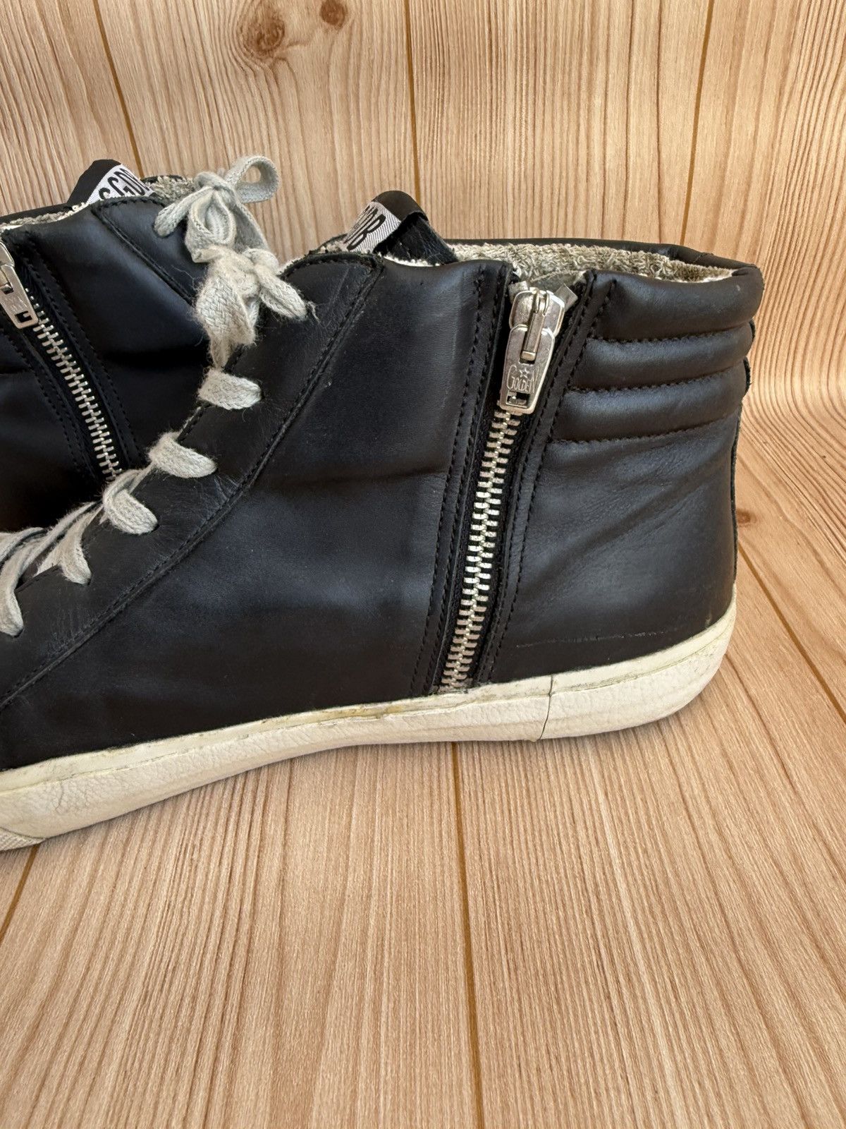 Golden Goose Studded slide leather trainers Size US 8 / EU 41 - 10 Thumbnail