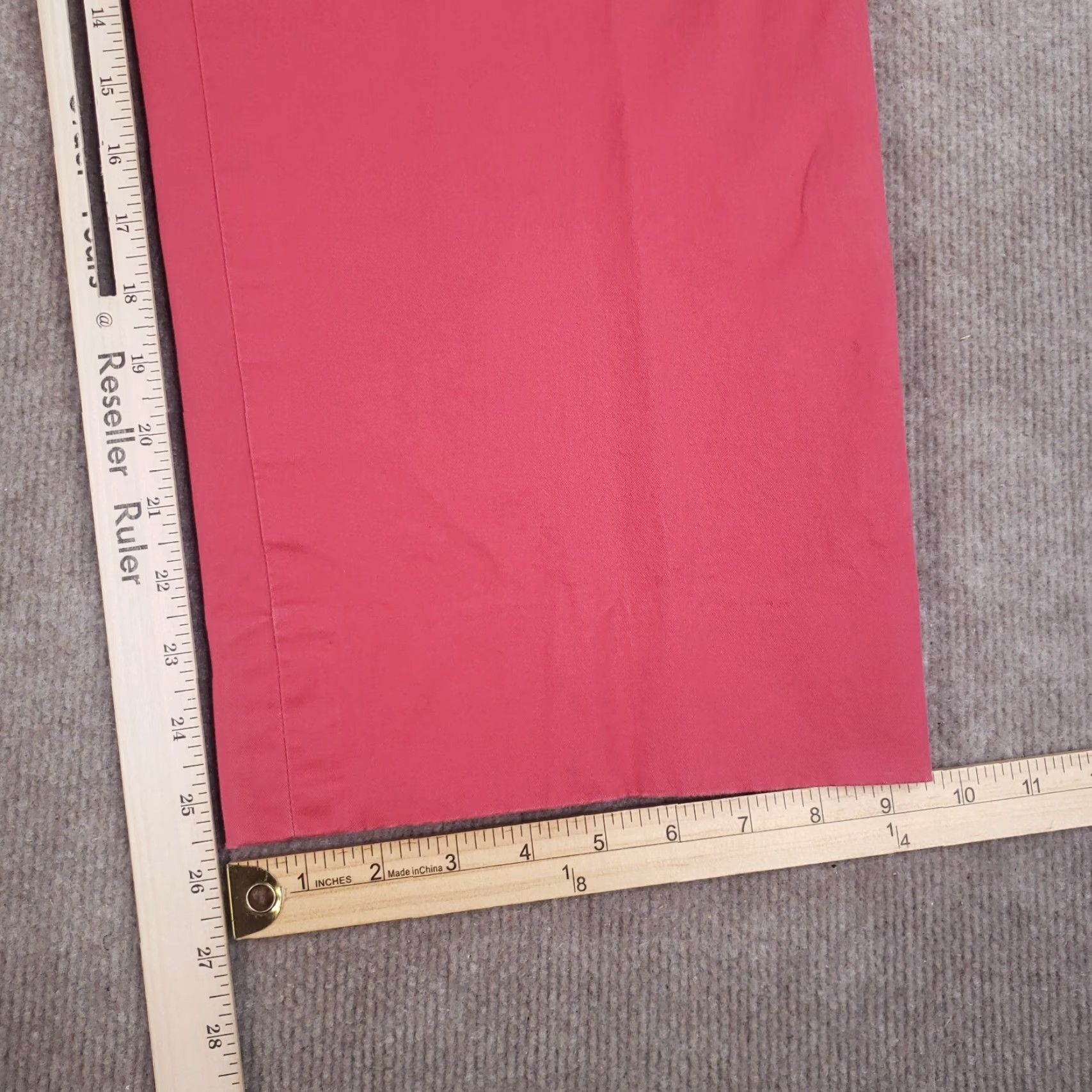 Southern Tide Southern Tide Mens Chino Pants 36x25 Extra Large Pink Straight Leg Size US 36 / EU 52 - 3 Thumbnail