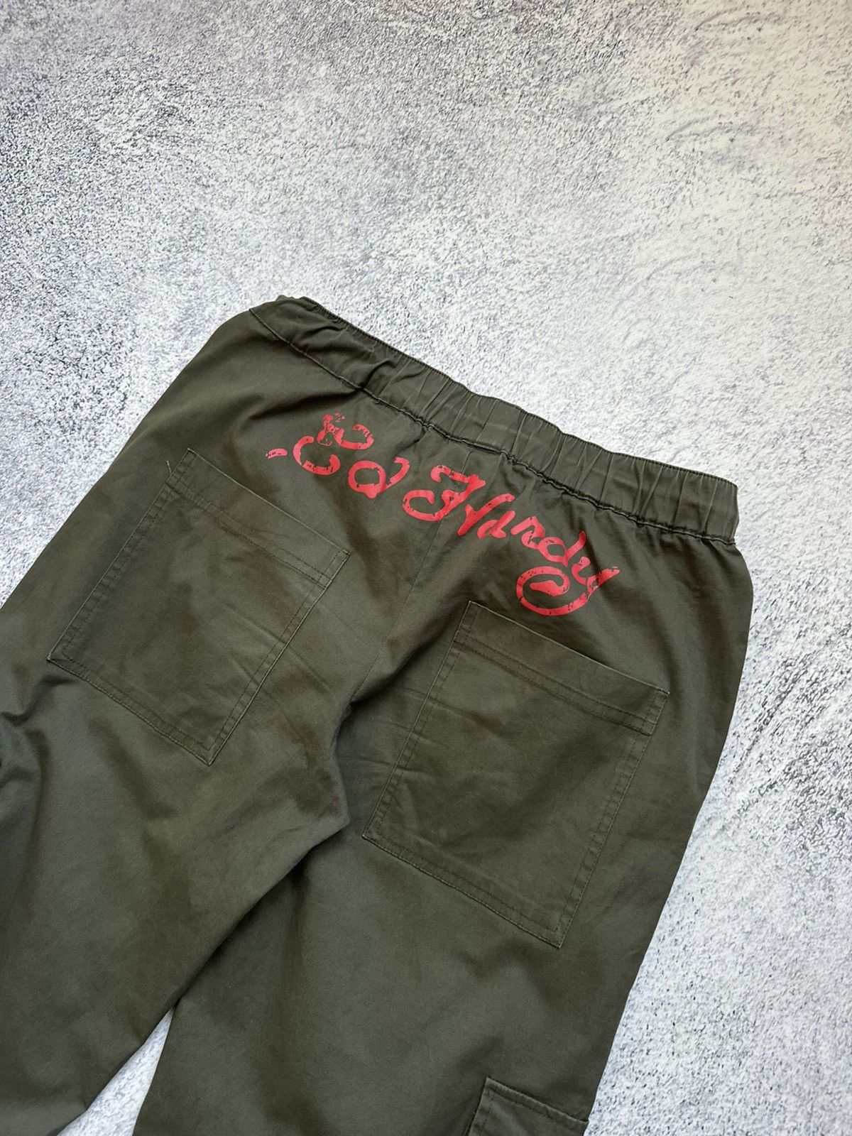 Ed Hardy ED HARDY JAPANESE EMBROIDERED PARACHUTE CARGO PANTS Sz XS Size 30" / US 8 / IT 44 - 13 Thumbnail