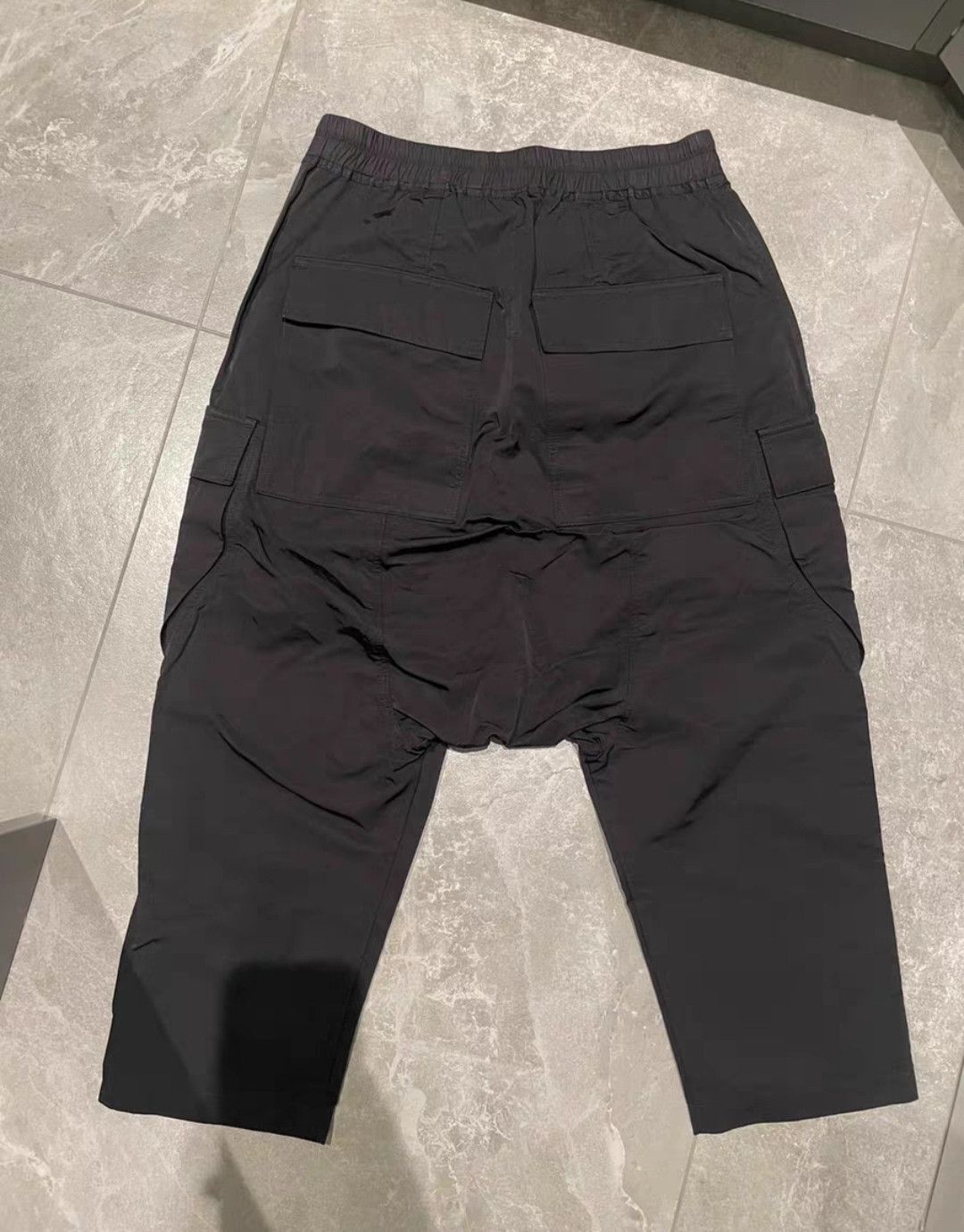 Rick Owens Rick Owens ro classic cropped pants frock style drop crotch Size US 32 / EU 48 - 2 Thumbnail