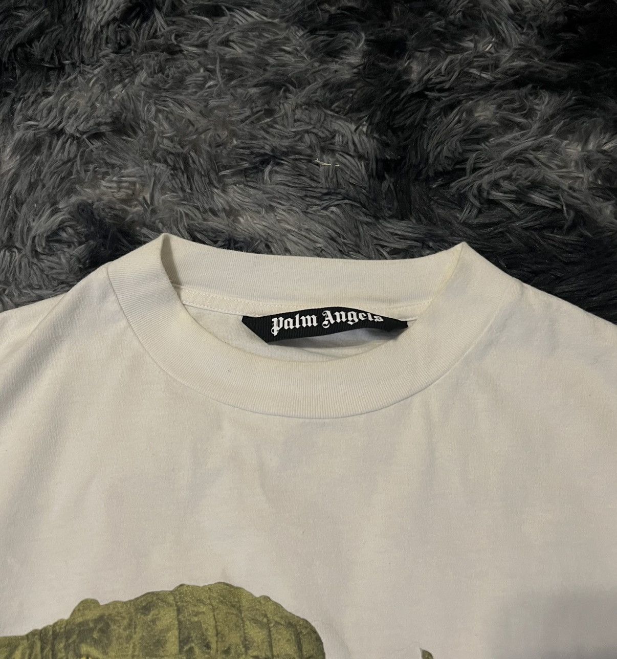 Palm Angels Palm Angles Crocodile White T-shirt Sz L Size US L / EU 52-54 / 3 - 3 Thumbnail