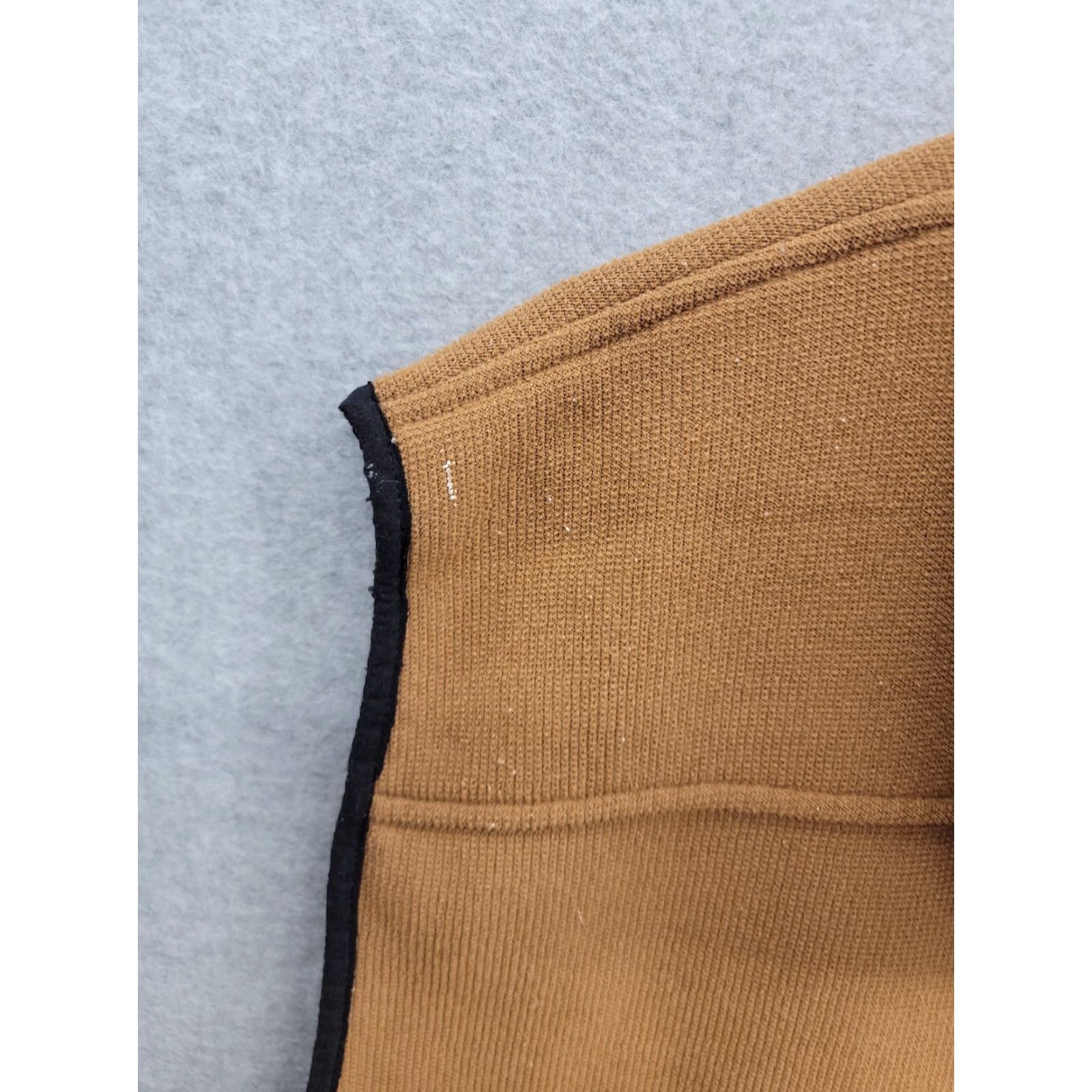 Carhartt Carhartt Vest Mens Large Brown Textured Fleece Zip Map Pocket V28 Size US L / EU 52-54 / 3 - 7 Thumbnail