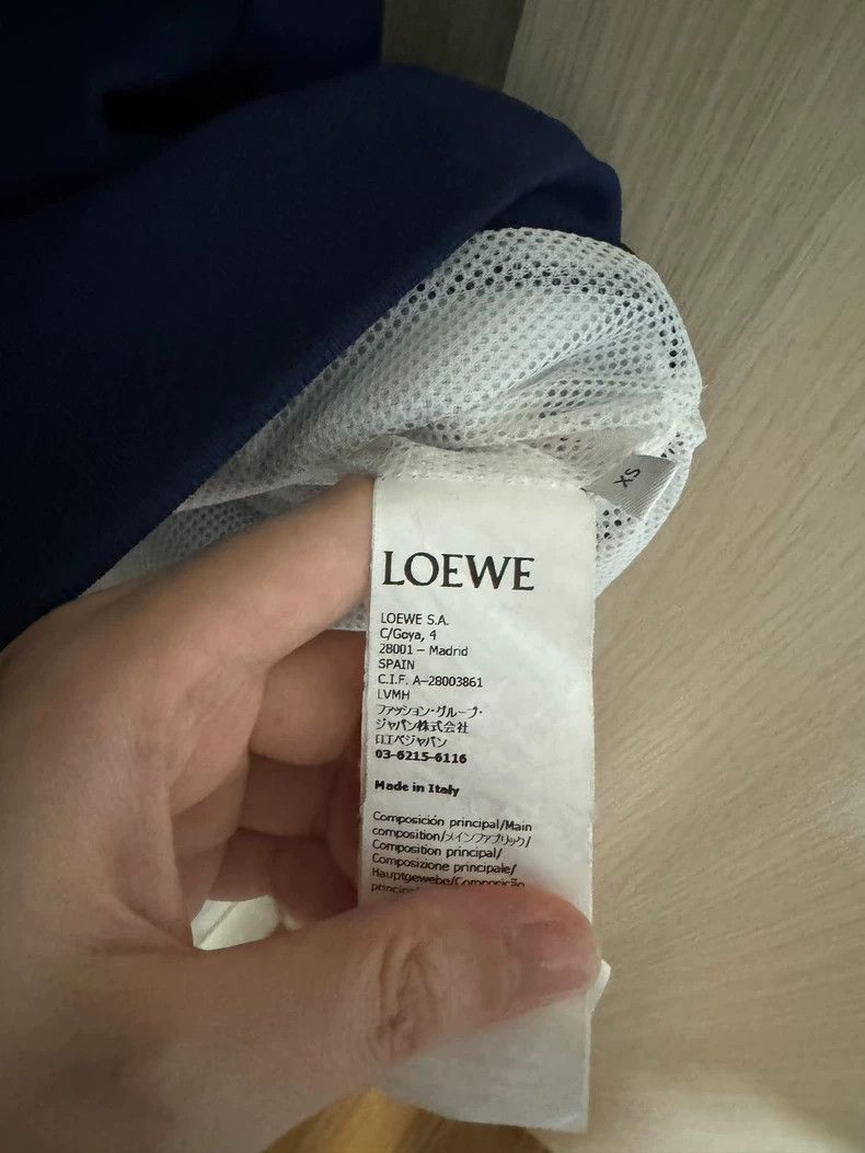 Loewe Loewe Printed zipper hooded long sleeve sweater women's bl Size XS / US 0-2 / IT 36-38 - 4 Thumbnail