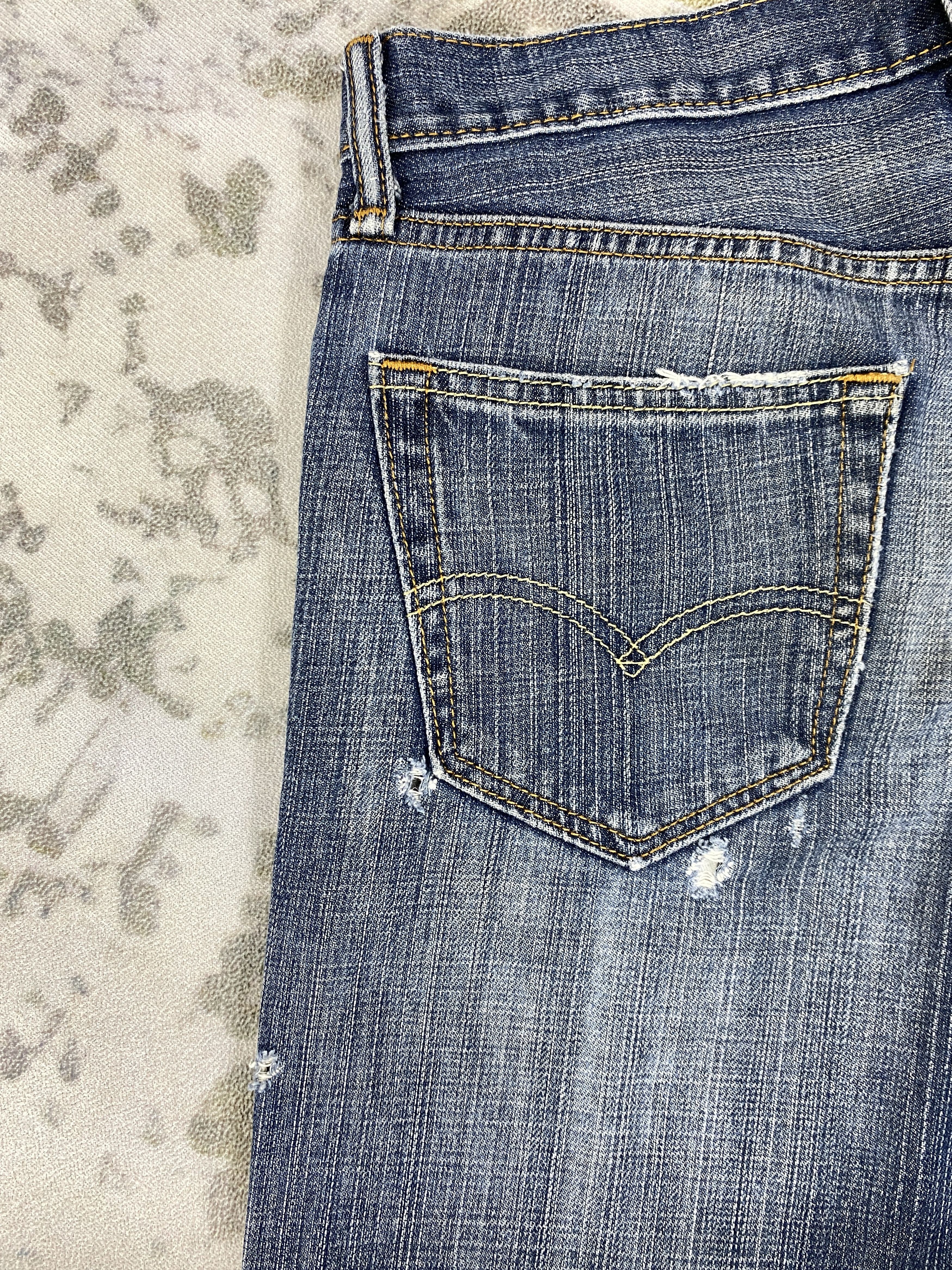 Levi's Distressed Blue Vintage Levi's 559 32x32.5 Denim -JN1969 Size US 32 / EU 48 - 15 Thumbnail