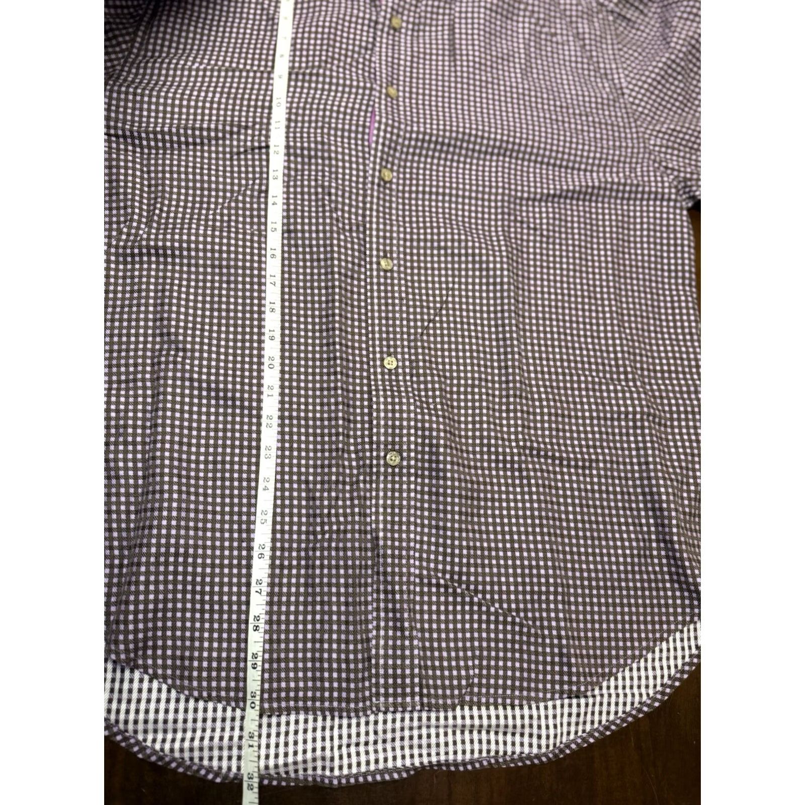 Robert Graham Robert Graham Purple Plaid Button-Down Shirt 2XL Men Long Sleeve Button-Up Casual Formal Business Party/Cocktail Wedding Vintage No Size US XXL / EU 58 / 5 - 7 Thumbnail