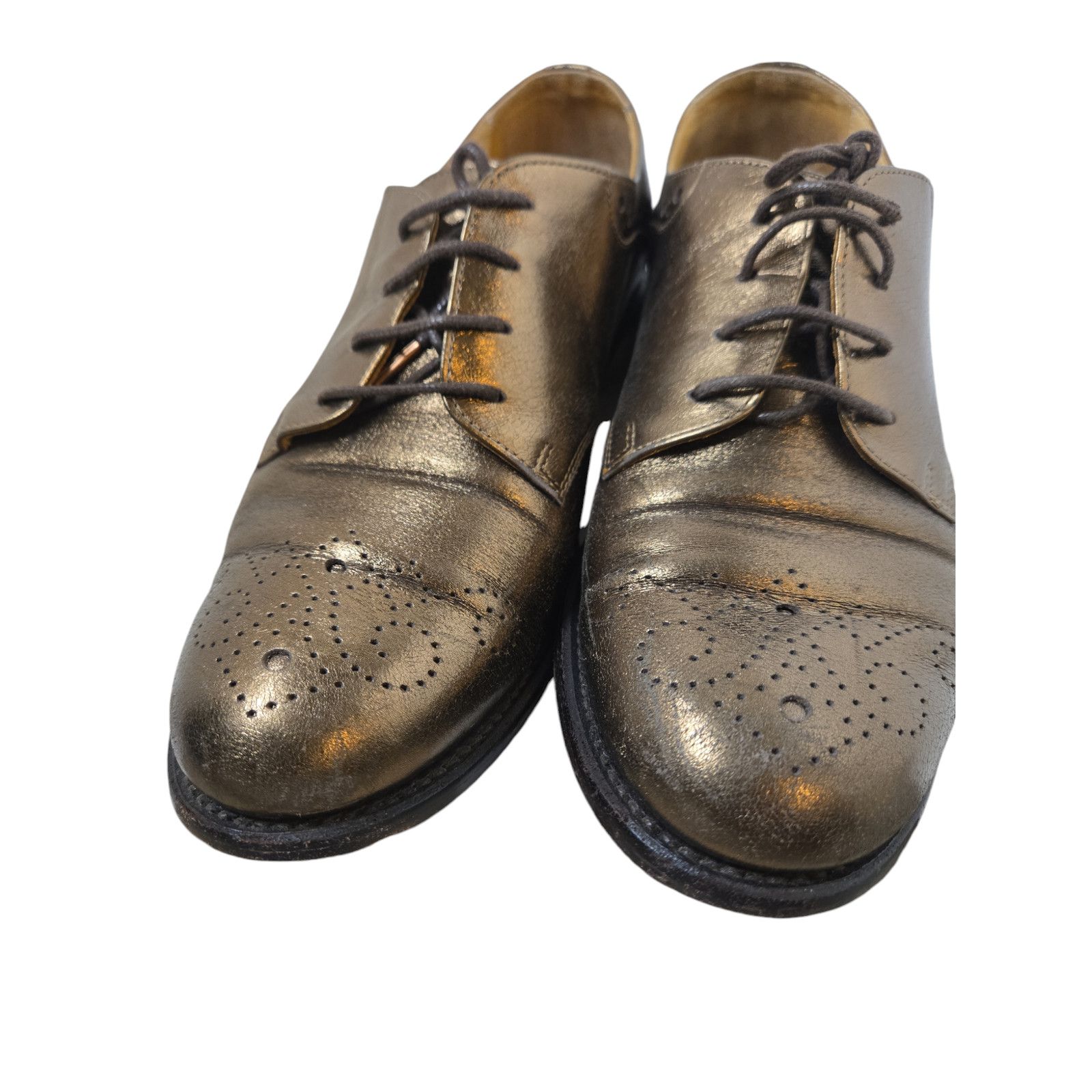 Other The Office of Angela Scott Bronze Oxford Loafer Size 39 Size US 8.5 / IT 38.5 - 4 Thumbnail