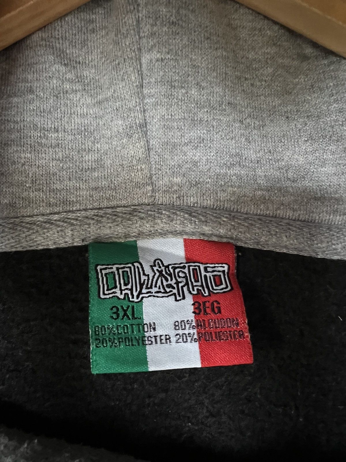 Japanese Brand Vintage Y2K Califas Baggy Hoodie Size XXXL Size US XXL / EU 58 / 5 - 14 Thumbnail