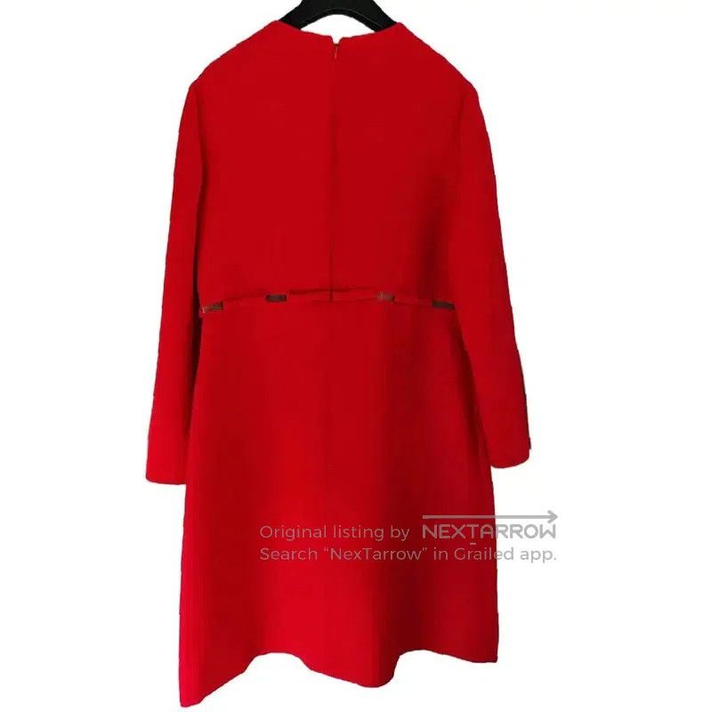 Valentino Valentino Red Long Sleeve Dress for Women . Size L / US 10 / IT 46 - 2 Thumbnail