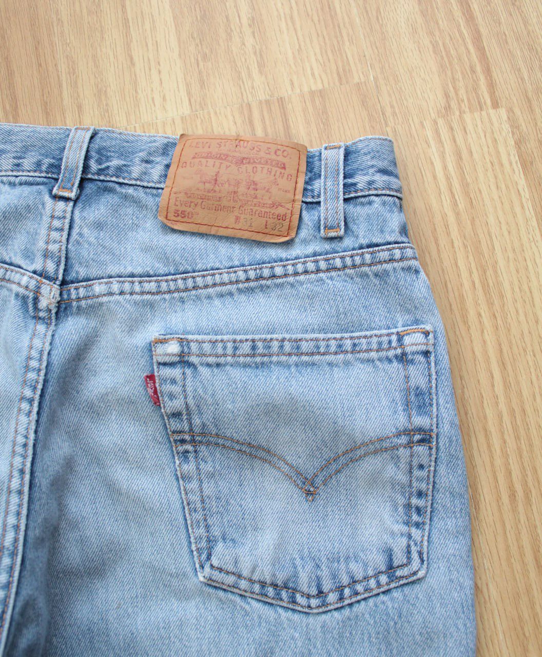 Levi's 🔥 Vintage Levis 550 31x32 Denim Washed Pants Jeans Size US 32 / EU 48 - 2 Thumbnail
