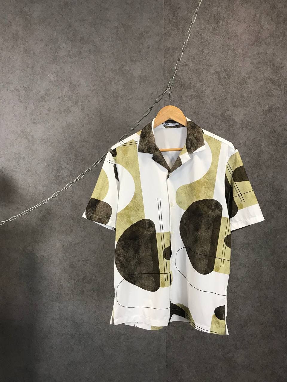 Zara Zara Man art crazy Hawaiian shirt Size US S / EU 44-46 / 1 - 1 Thumbnail