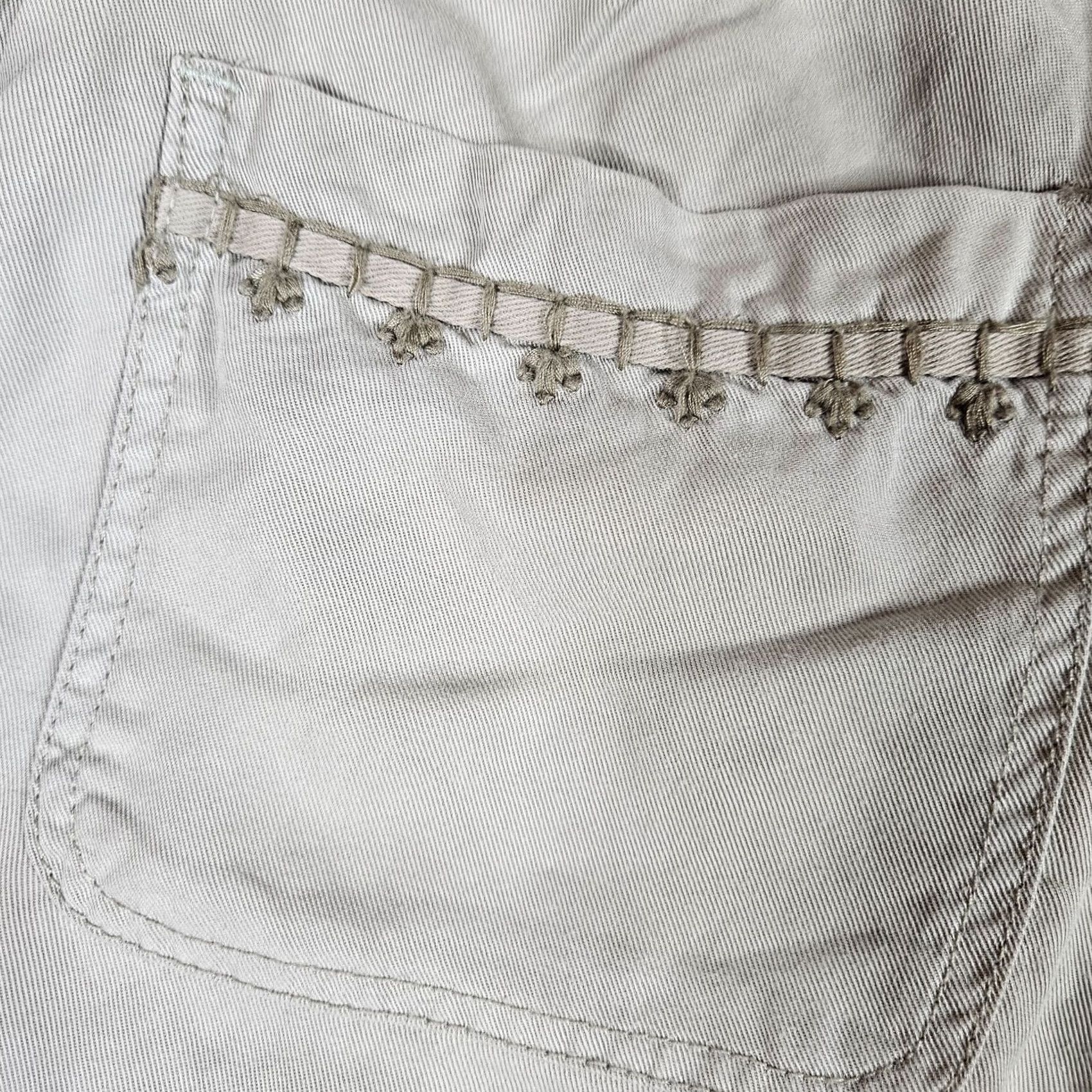 Vintage Hei Hei Women's Pants Jogger Tapered Pockets Studded Light Gray L Regular Inseam 24.5 in Size L Gray Mens Womens Girls Boys Size 36" / US 14 / IT 50 - 3 Thumbnail
