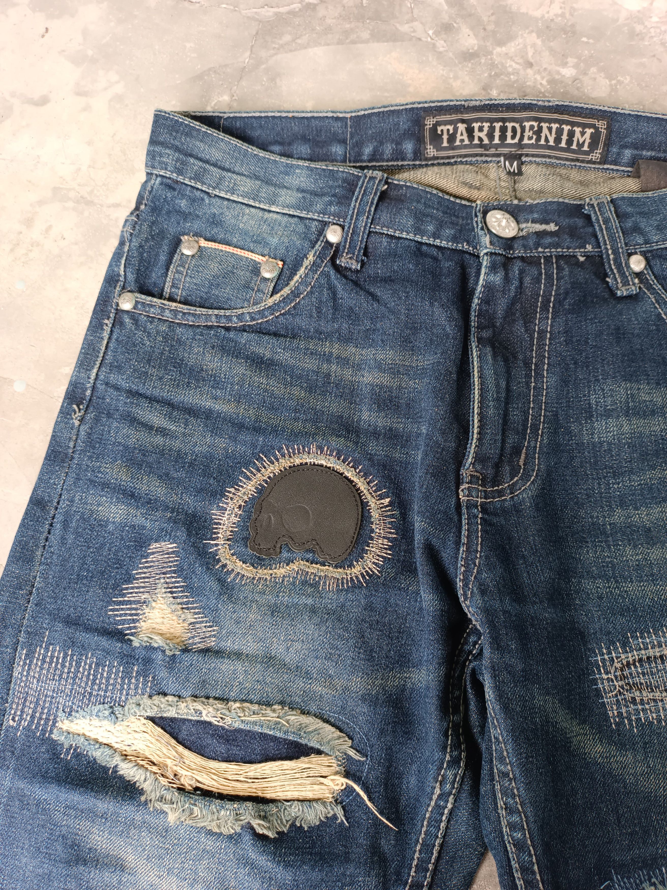 Japanese Brand RARE " Taki Cross Selvedge Denim Size US 32 / EU 48 - 4 Thumbnail