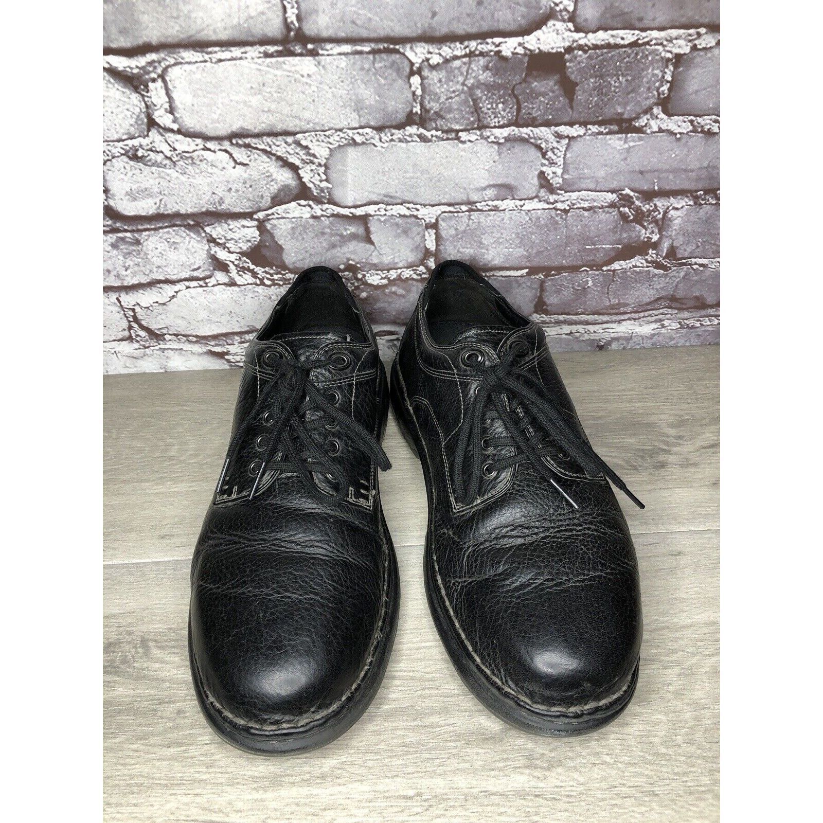 Timberland Timberland Black Leather BSFP Support Casual Oxfords Shoes M Size US 12 / EU 45 - 13 Thumbnail