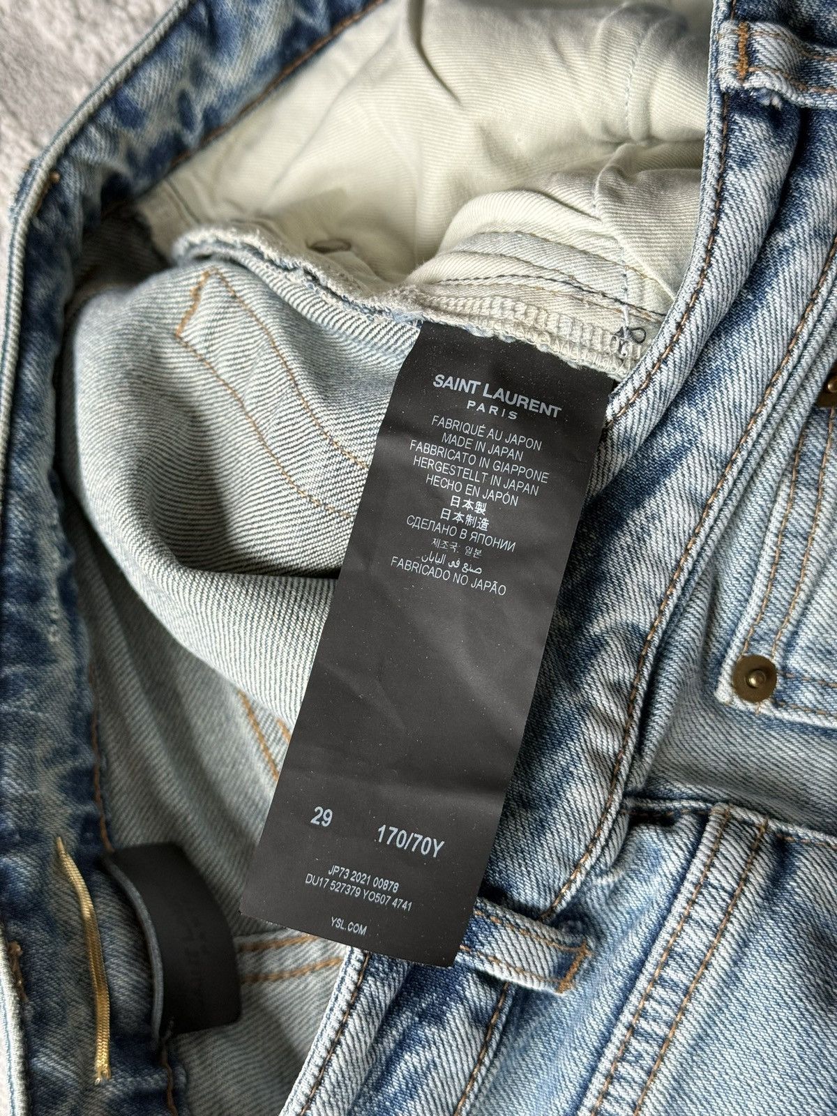 Saint Laurent Paris Saint Laurent jeans Size 29" - 7 Thumbnail