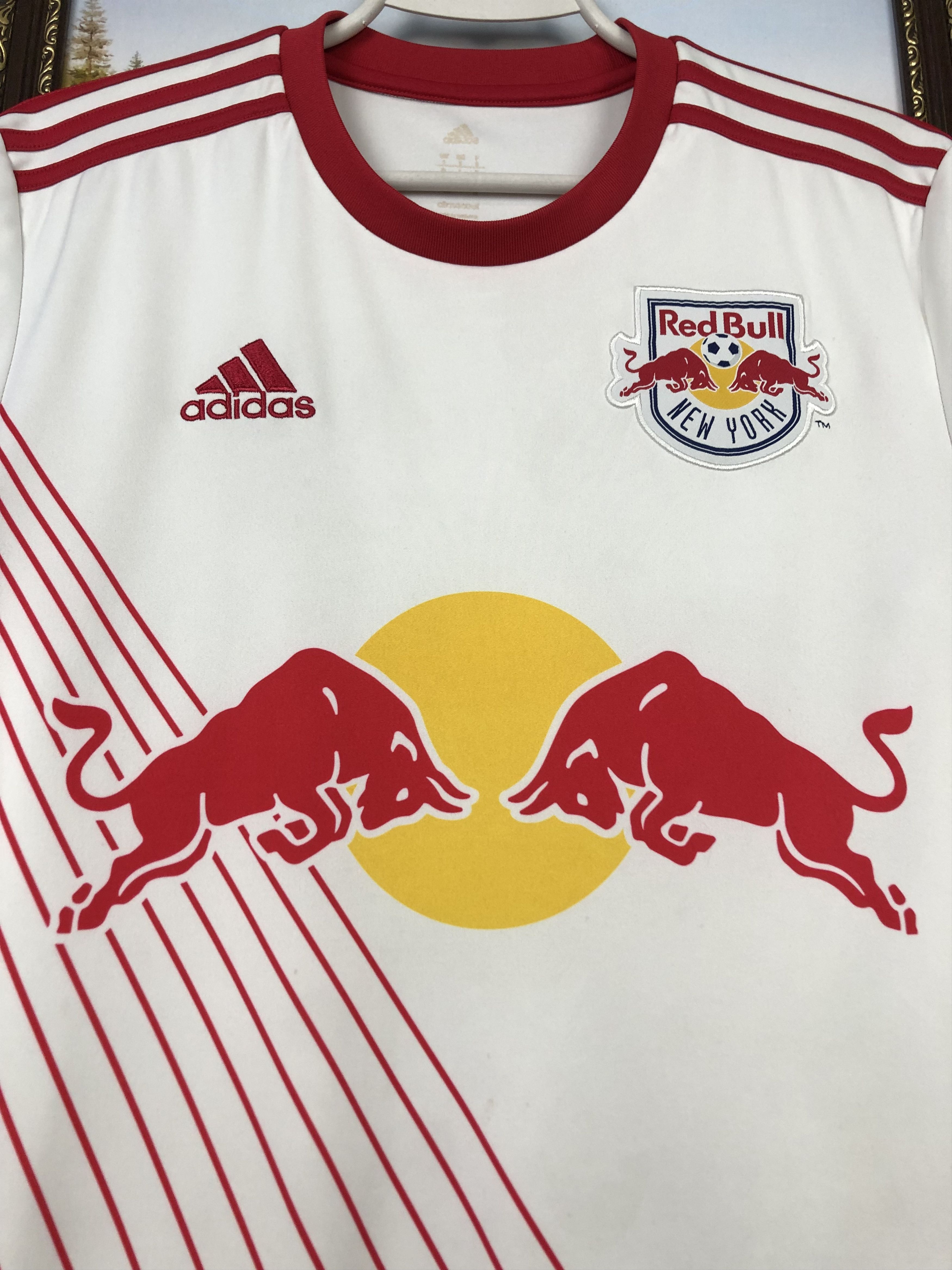 Adidas New York Red Bulls football shirt Soccer Adidas Tee Hype Size US S / EU 44-46 / 1 - 3 Thumbnail