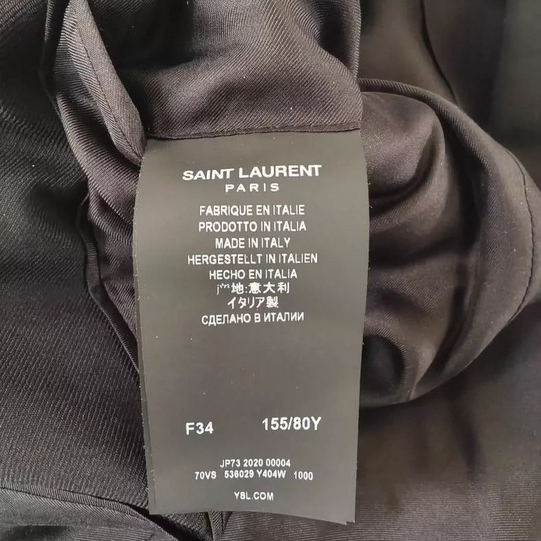 Saint Laurent Paris Saint Laurent Smoking Single Button Jacket-2506 Size US S / EU 44-46 / 1 - 4 Thumbnail