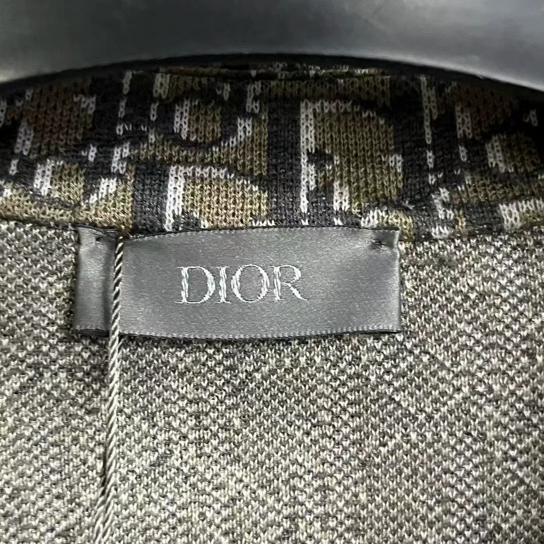 Dior Dior Beige Cotton Logo Print Shirt Size US M / EU 48-50 / 2 - 2 Thumbnail