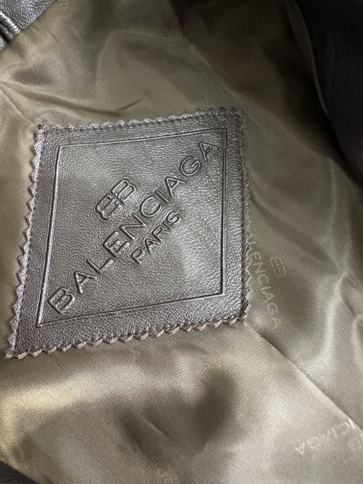 Balenciaga Balenciaga - Nicolas Ghesquiere 1998 Leather Blazer Jacket Size US L / EU 52-54 / 3 - 15 Thumbnail