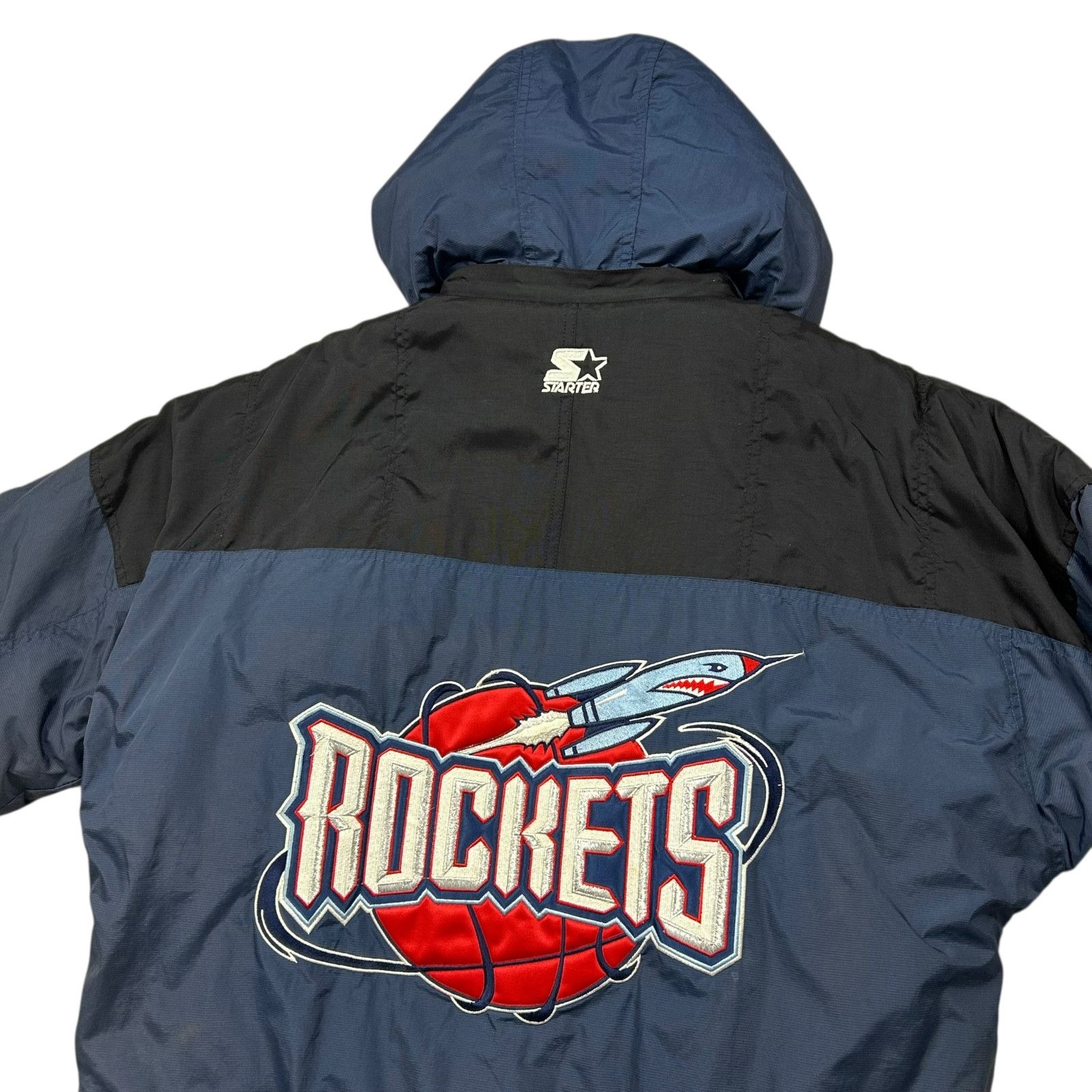 NBA VTG 90s NBA HOUSTON ROCKETS STARTER PUFFER JACKET PULLOVER Size US M / EU 48-50 / 2 - 3 Thumbnail