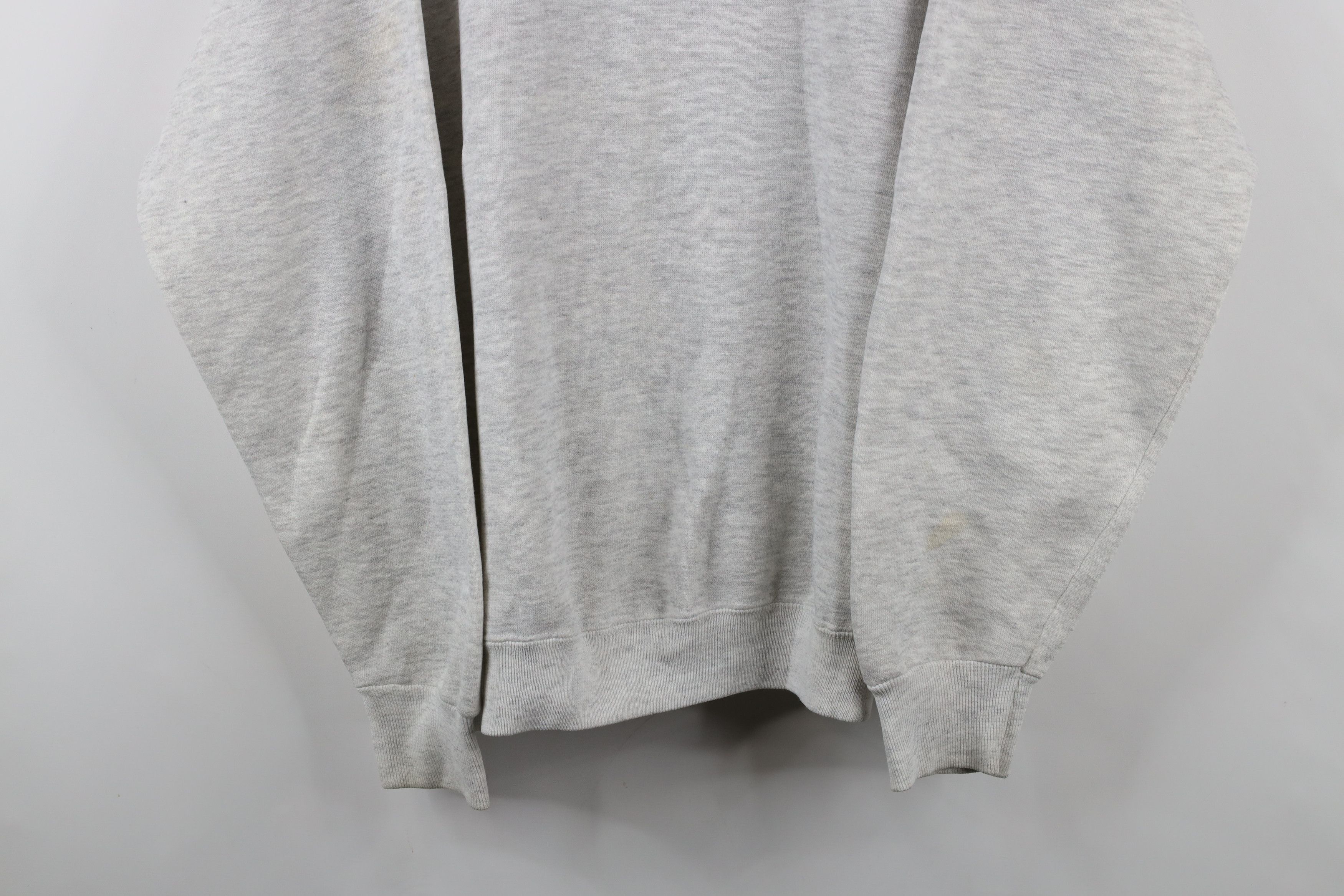 Vintage Vintage 90s Streetwear Crewneck Sweatshirt Heather Gray USA Size US XL / EU 56 / 4 - 3 Thumbnail