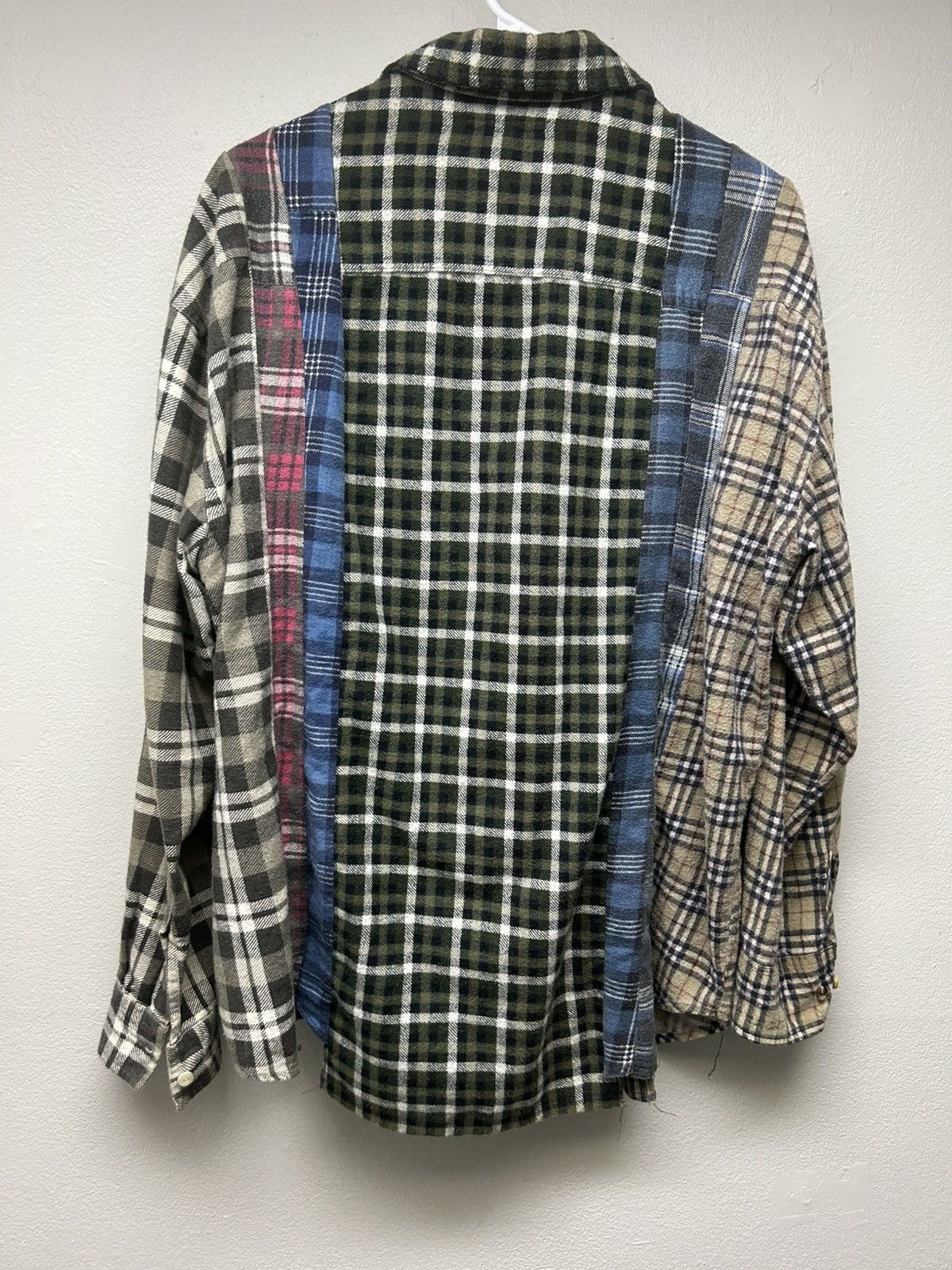 Needles Needles Rebuild 7 Cut Flannel w Burberry Style Plaid Size US L / EU 52-54 / 3 - 6 Thumbnail