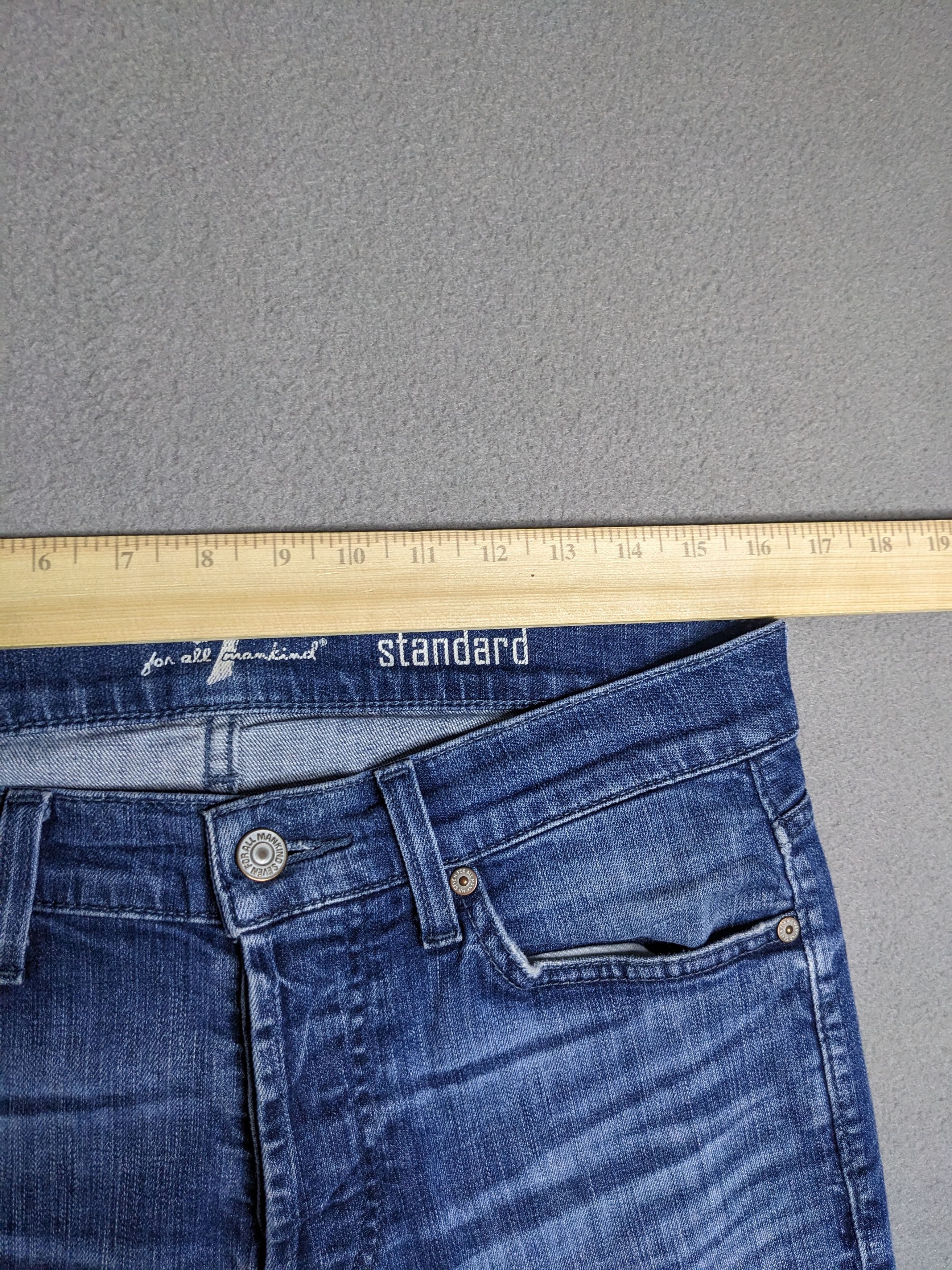 7 For All Mankind 7 For All Mankind Standard Jeans 32x31 Denim Button Fly Y2K Size US 32 / EU 48 - 19 Thumbnail
