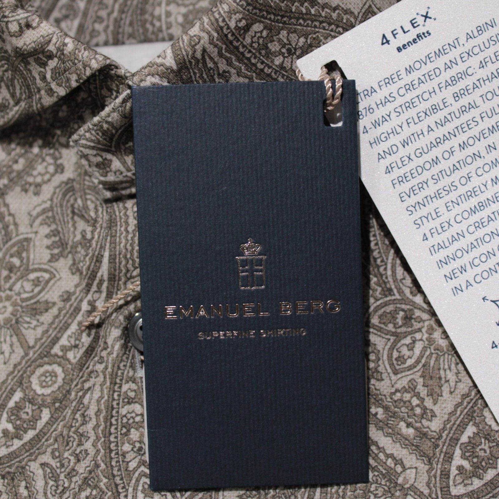 Other Emanuel Berg New with tags Shirt Size L US In Brown Size US L / EU 52-54 / 3 - 2 Thumbnail