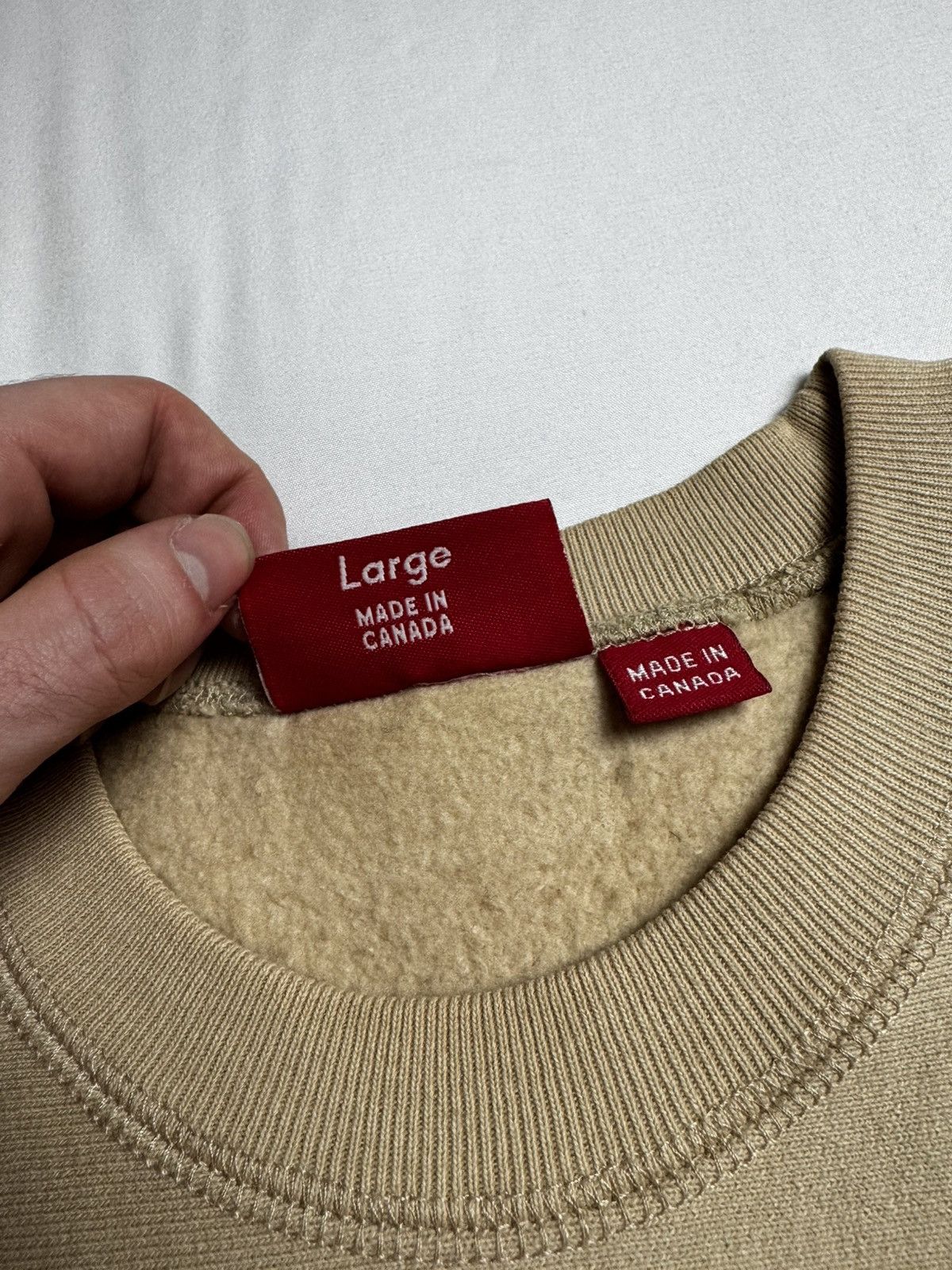 Supreme Supreme Sand Box Logo Crewneck 2002 Size US L / EU 52-54 / 3 - 5 Thumbnail