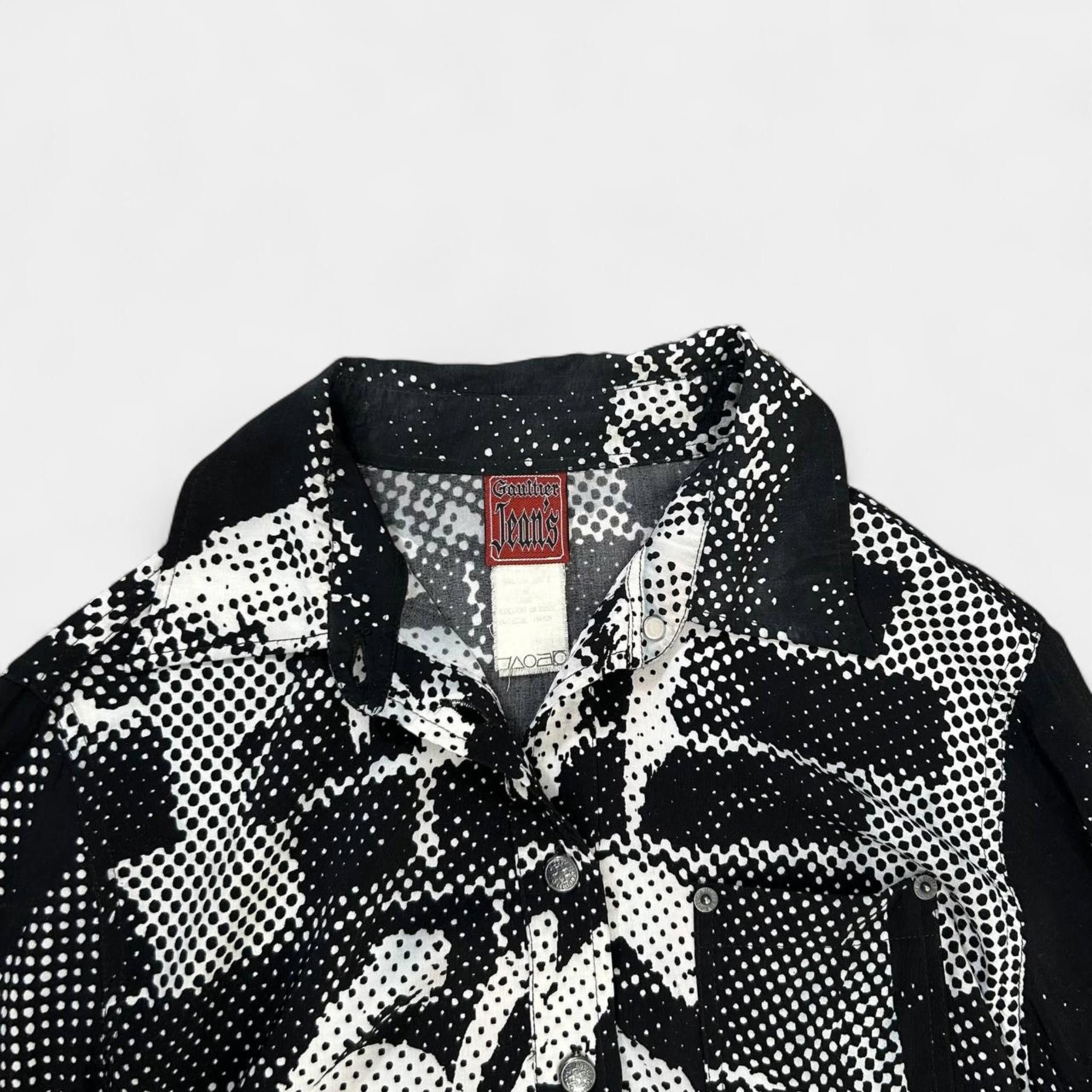 Jean Paul Gaultier Jean Paul Gaultier 1997 "F*ck Racism" Print Shirt Size US L / EU 52-54 / 3 - 4 Thumbnail