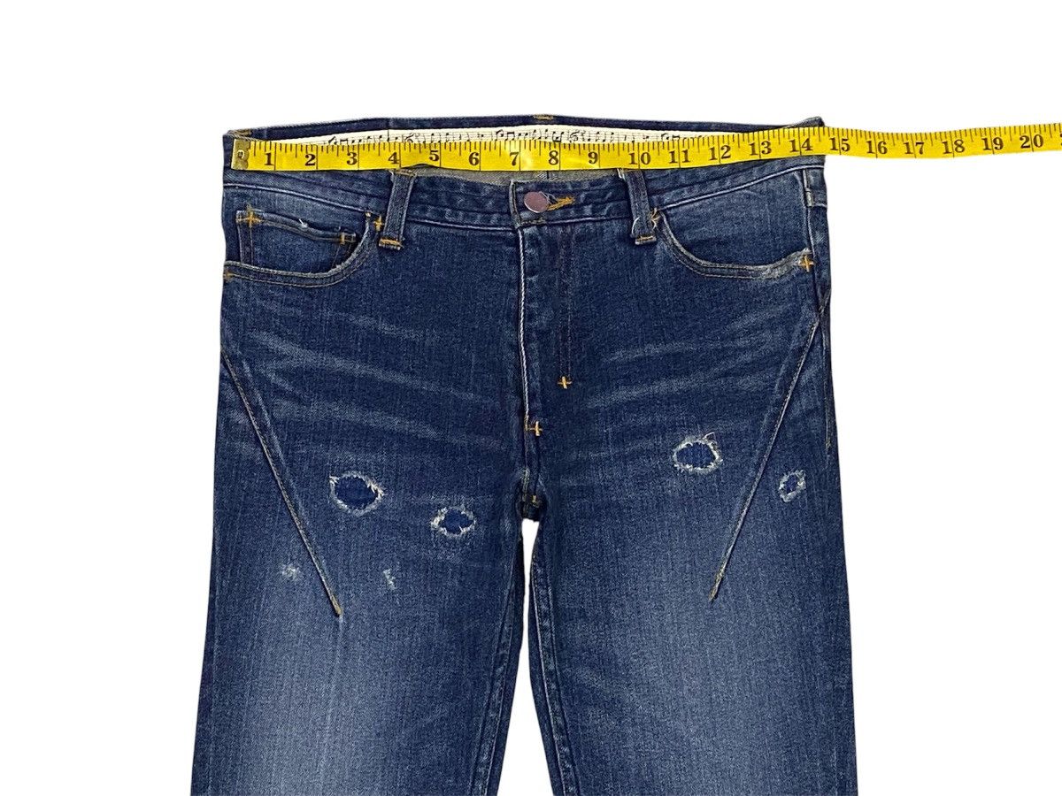 Number (N)ine Number (N)ine Skinny Fit Ripped Distressed Stretchable Jeans Size US 29 - 11 Thumbnail
