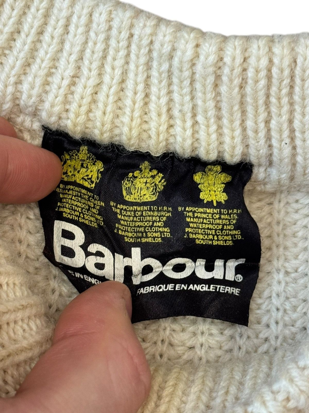 Barbour Barbour Turtleneck Wool Ribbed Fishermans Sweater XL XXL Size US XXL / EU 58 / 5 - 2 Thumbnail