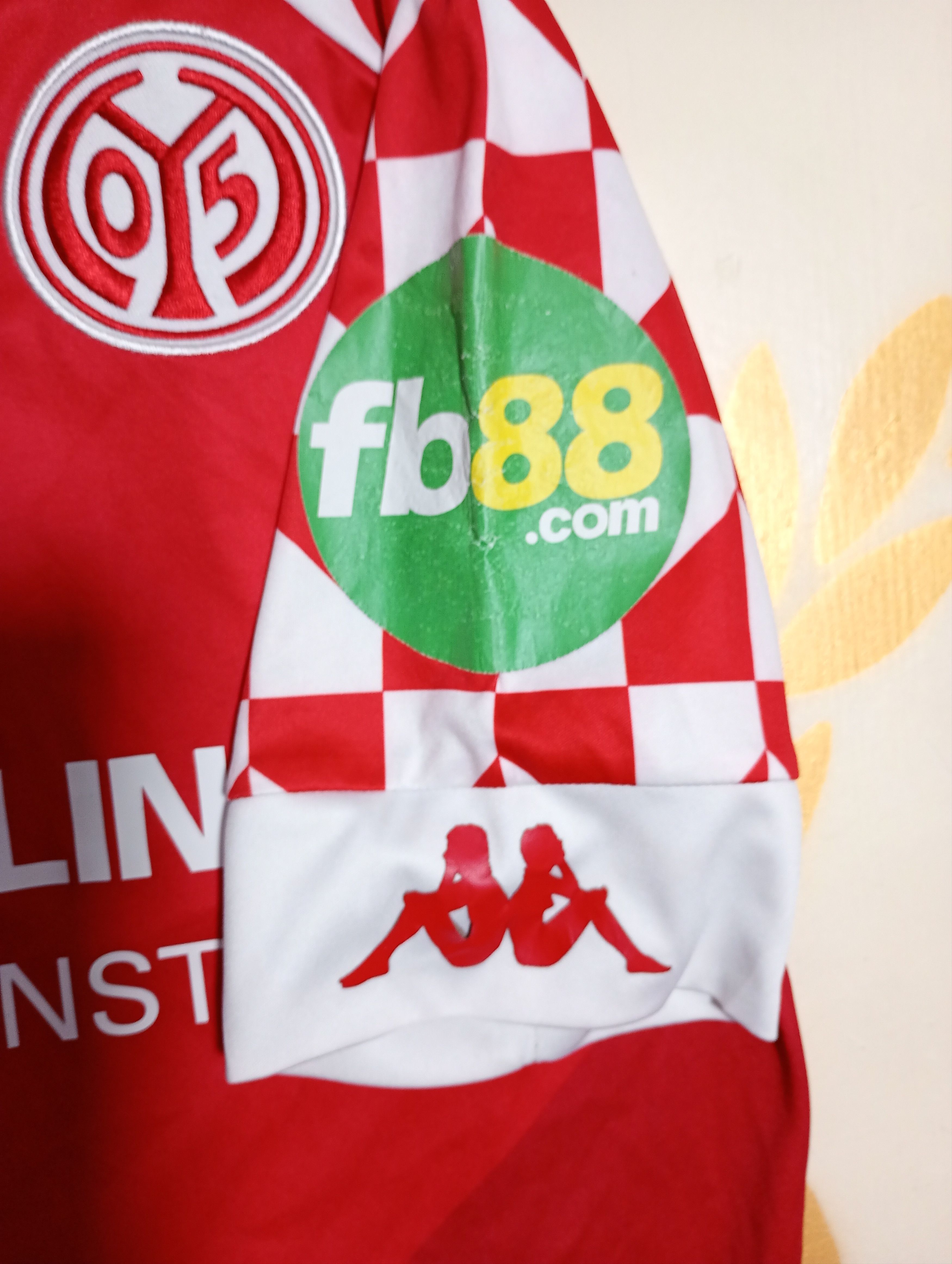 Kappa FSV Mainz 05 Kappa Jersey #26 Nebel 2020-2021 Size US S / EU 44-46 / 1 - 10 Thumbnail